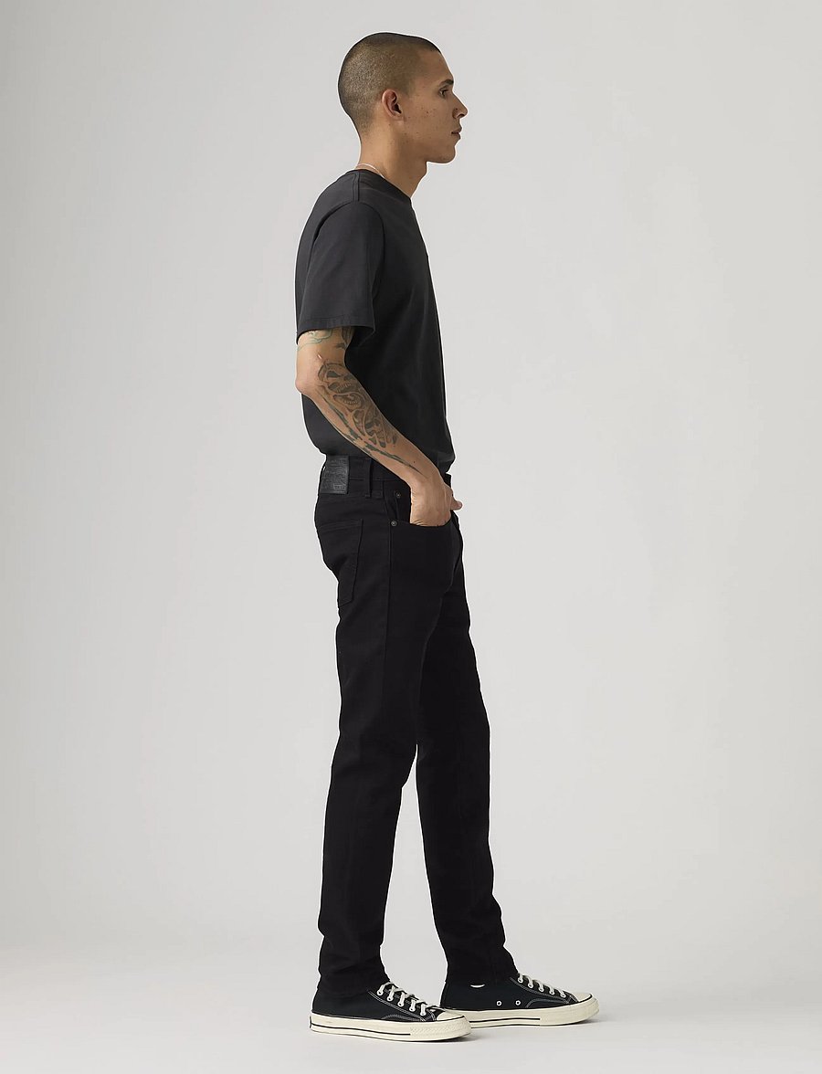 Levi's® - 512 SLIM TAPER STABLACK - alt kitsenevad teksad - black - 5