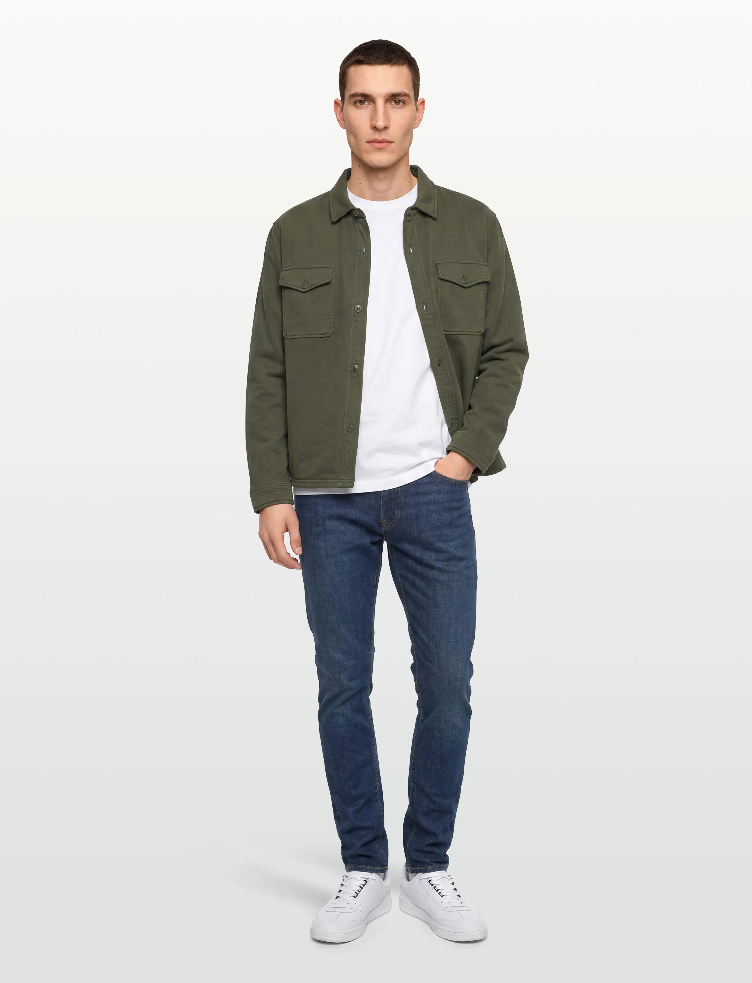 Levi's® 512 SLIM TAPER PART THE SEA LT - Jeans - DARK INDIGO - WORN IN / blue