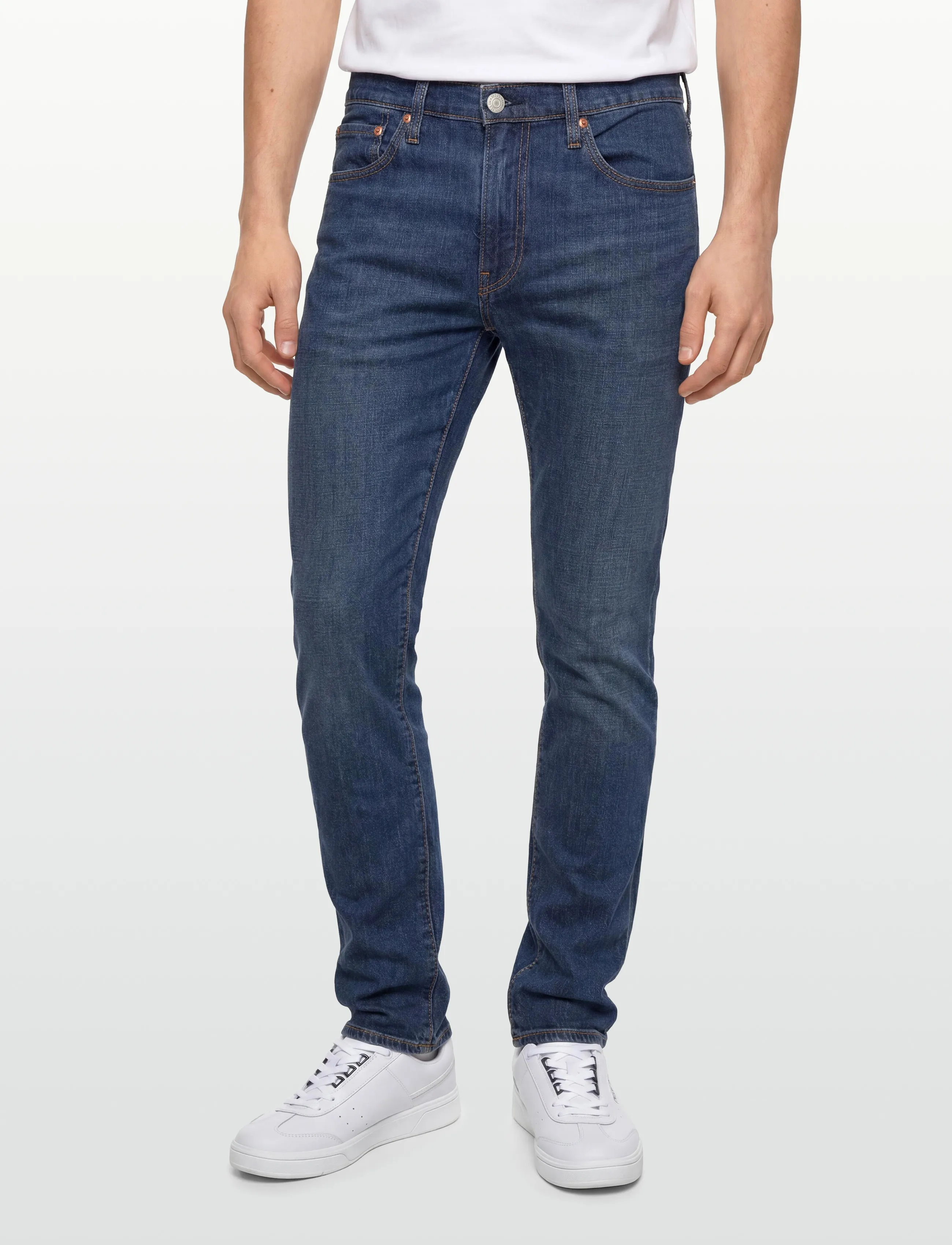 Levi's® - 512 SLIM TAPER PART THE SEA LT - hosen & jeans - dark indigo - worn in - 3
