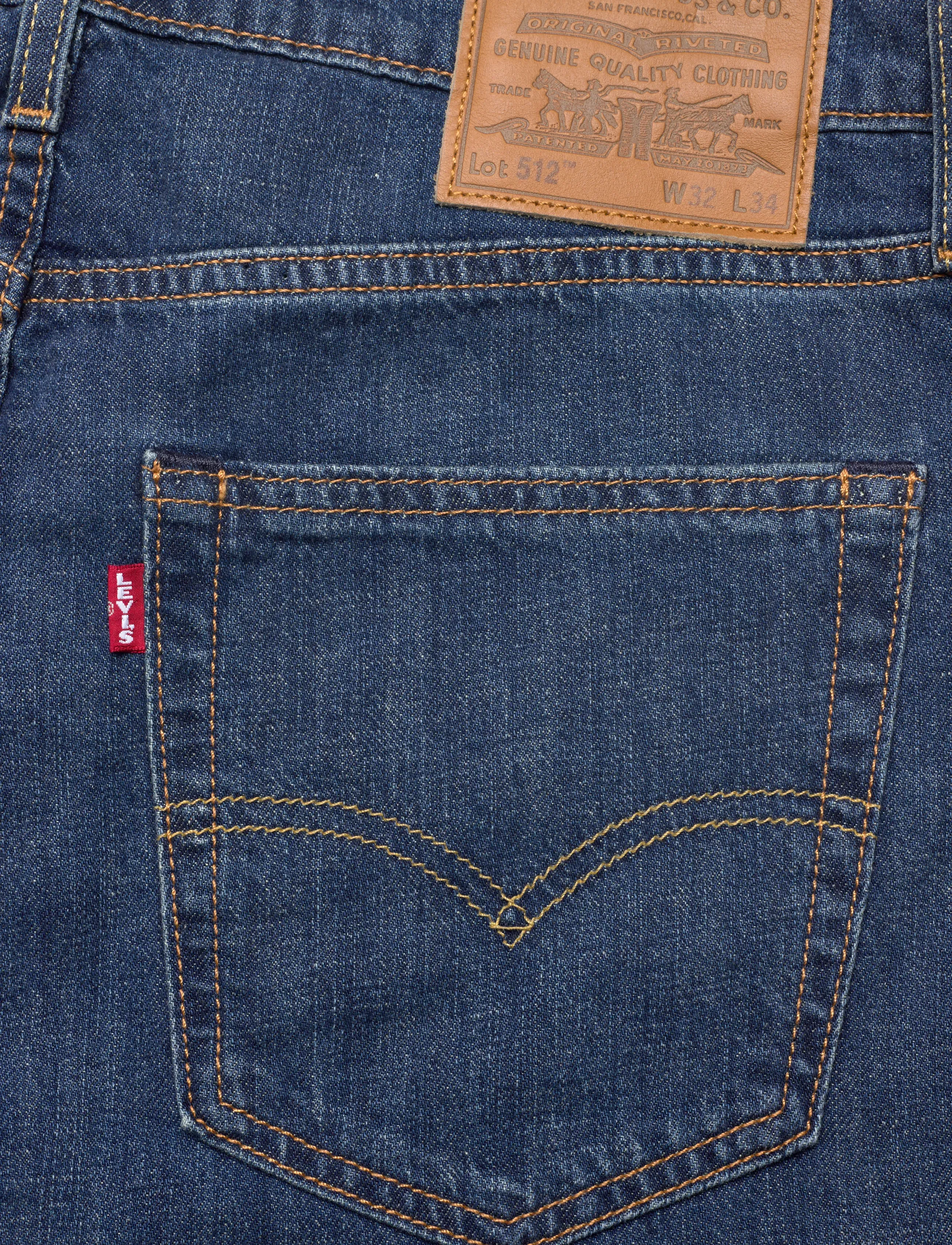 Levi's® - 512 SLIM TAPER PART THE SEA LT - tapered-lõikega teksad - dark indigo - worn in - 4