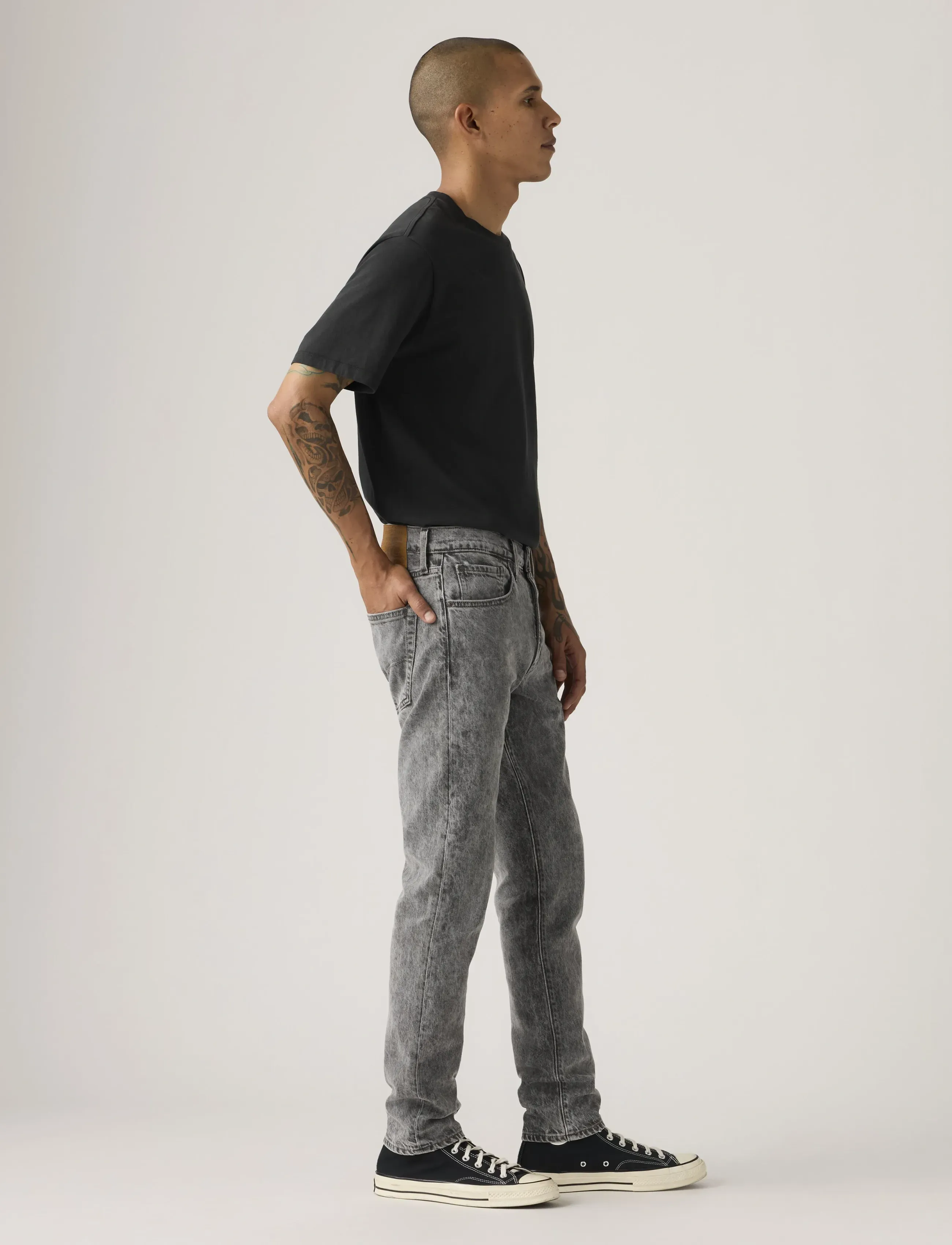 Levi's® - 512 SLIM TAPER TELEPATHIC VIBE - bukser & jeans - light indigo - worn in - 3