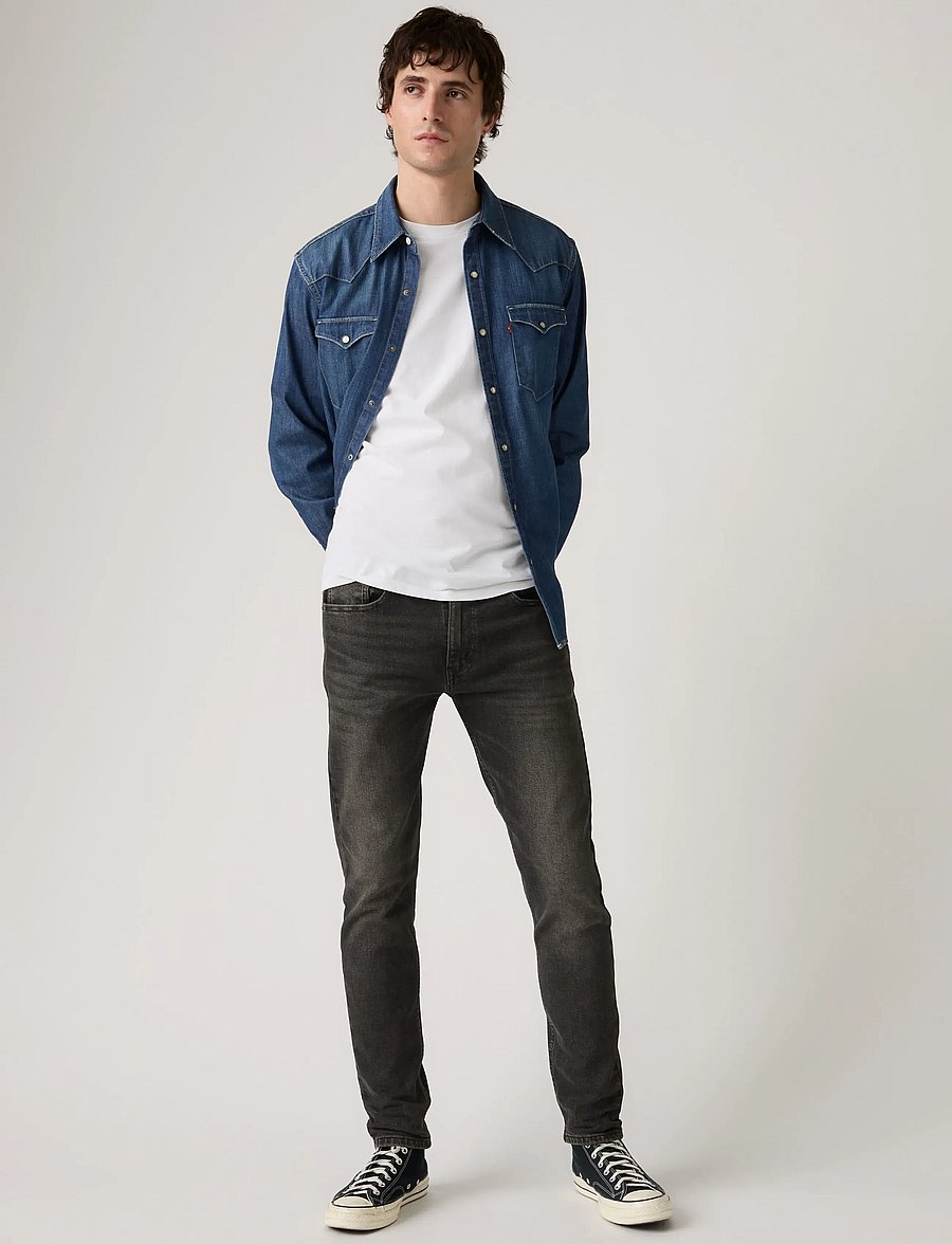 Levi's® - 512 SLIM TAPER EVENING STARS A - slim fit jeans - blacks - 0