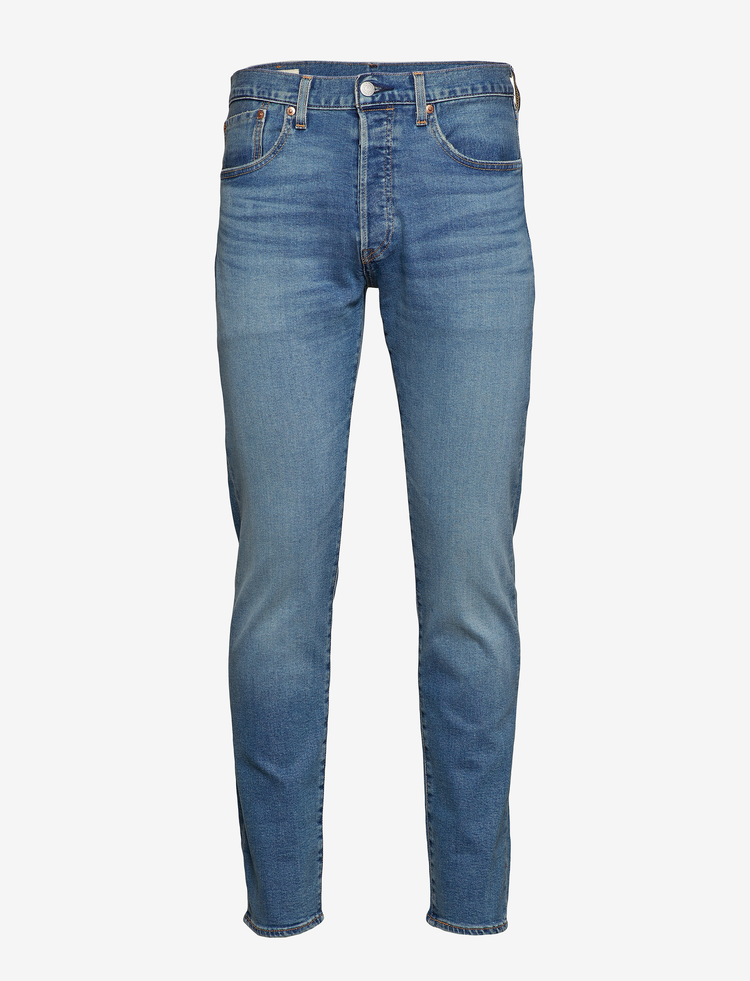 LEVI´S Men - 501 SLIM TAPER IRONWOOD OVERT - med indigo - worn in - 1