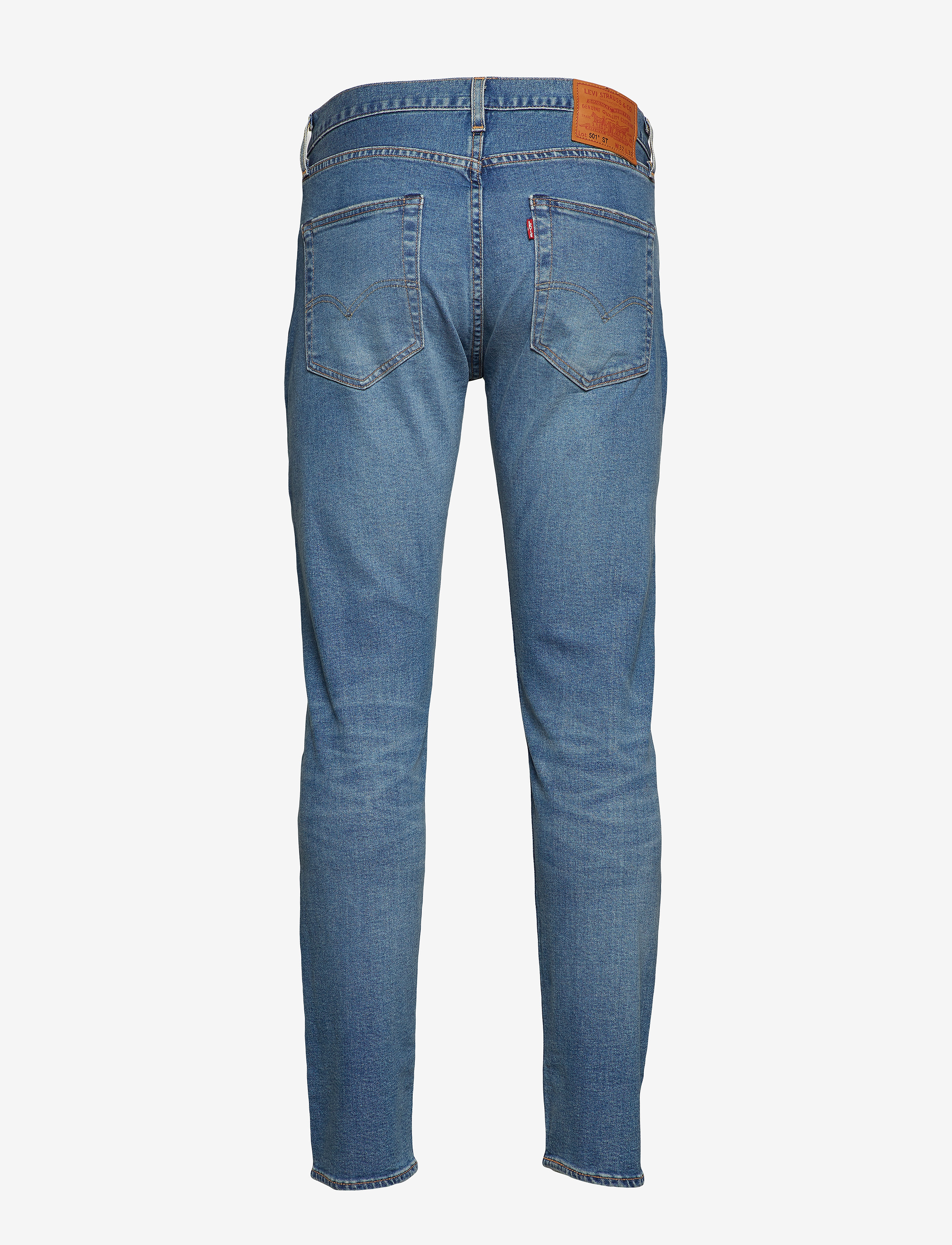 LEVI´S Men - 501 SLIM TAPER IRONWOOD OVERT - med indigo - worn in - 2