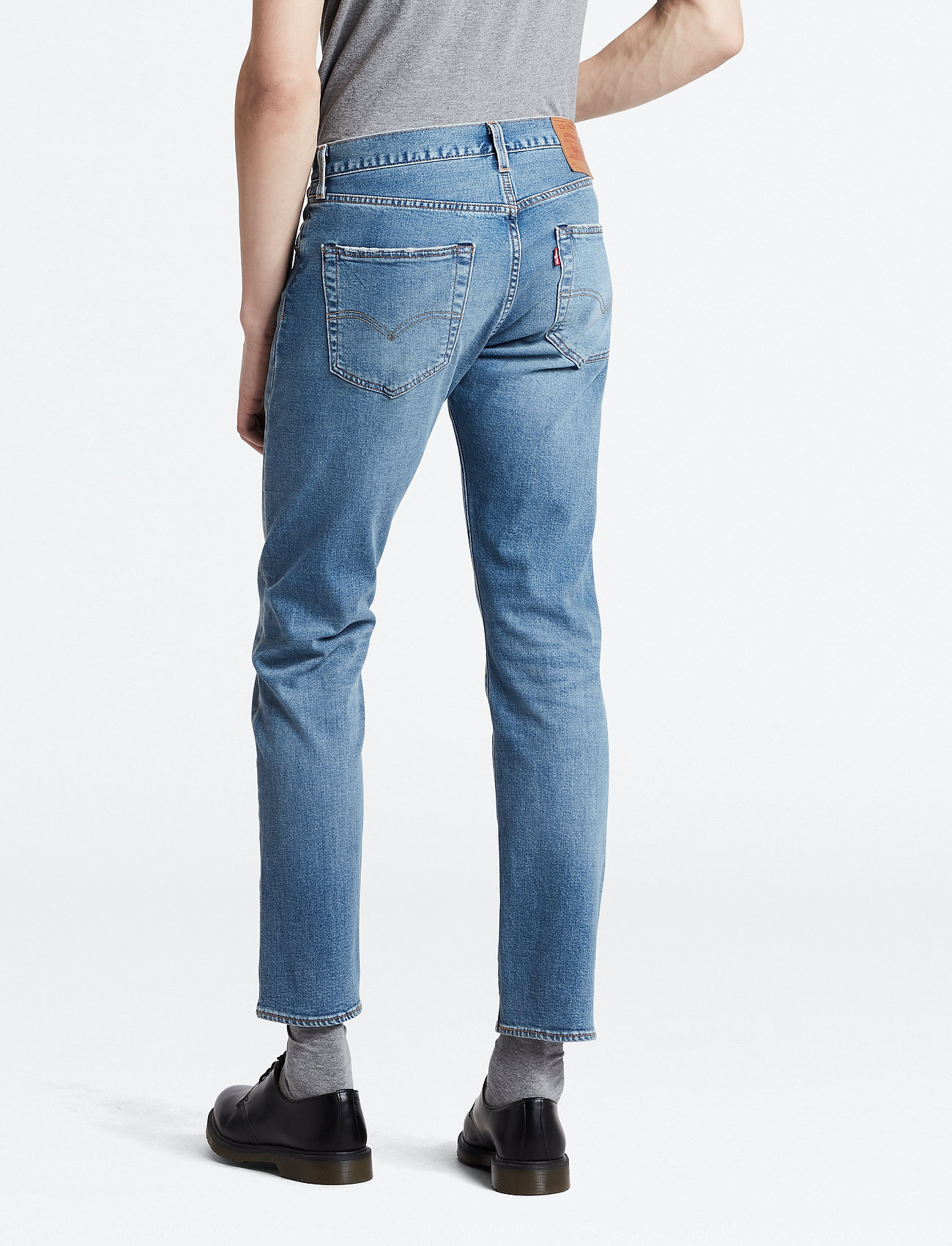 LEVI´S Men - 501 SLIM TAPER IRONWOOD OVERT - med indigo - worn in - 3