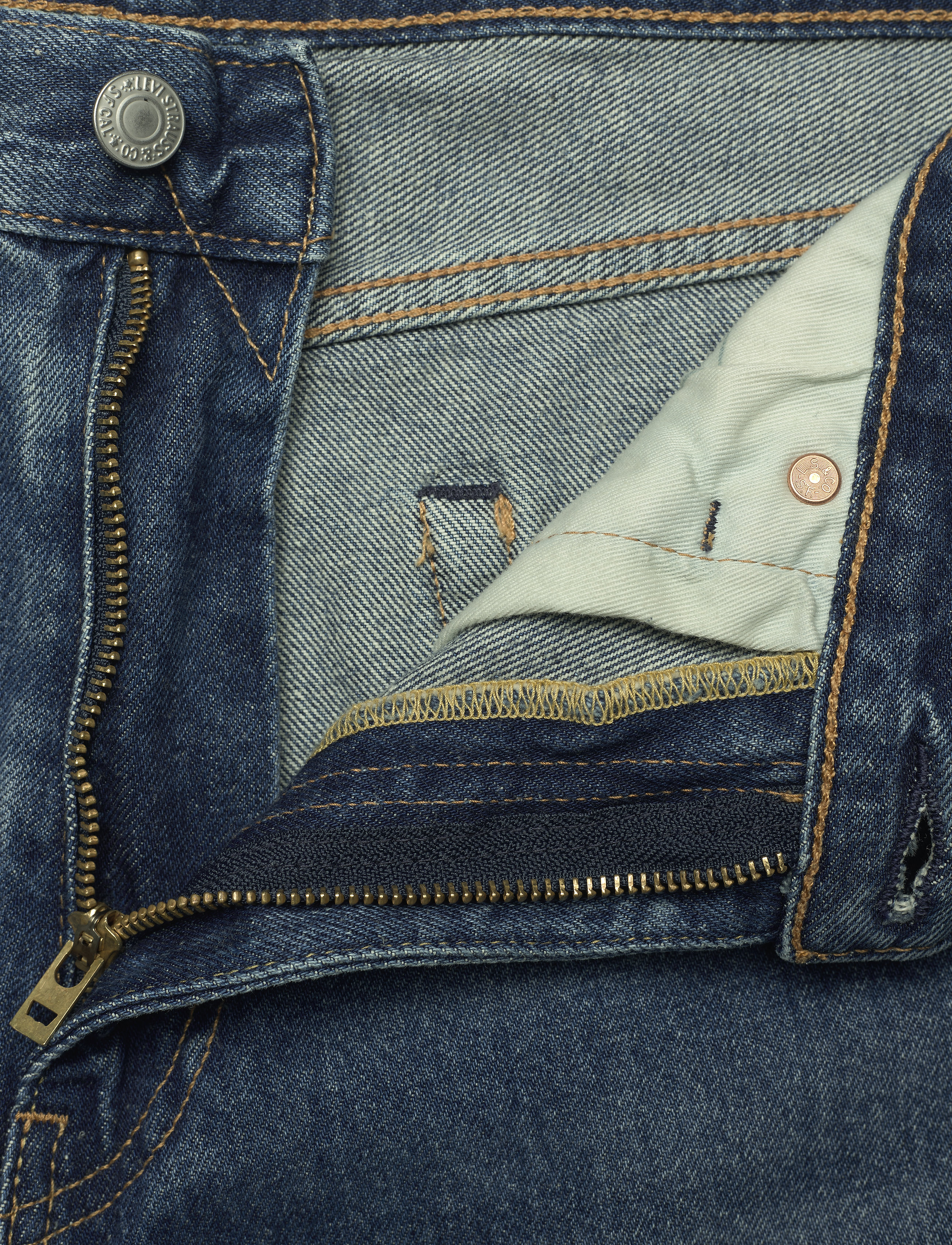 Levi's® - STAY LOOSE DENIM EYED HOOK - med indigo - worn in - 3