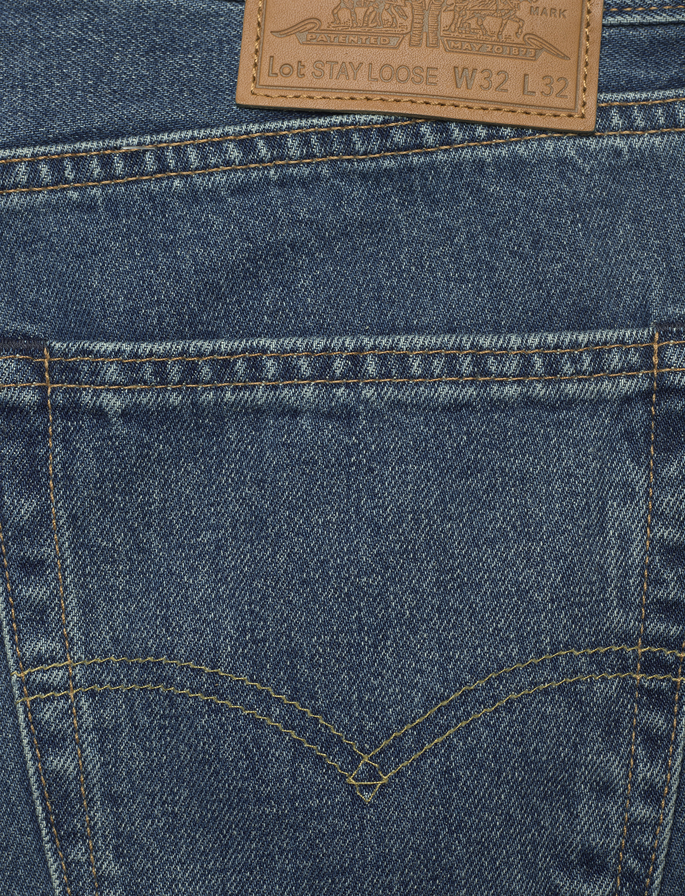 Levi's® - STAY LOOSE DENIM EYED HOOK - med indigo - worn in - 4