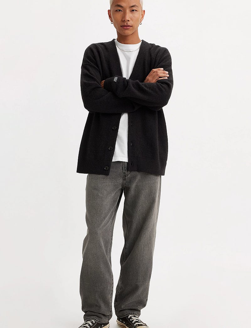 Levi's® - 568 LOOSE STRAIGHT BLOCK PARTY - loose jeans - blacks - 0