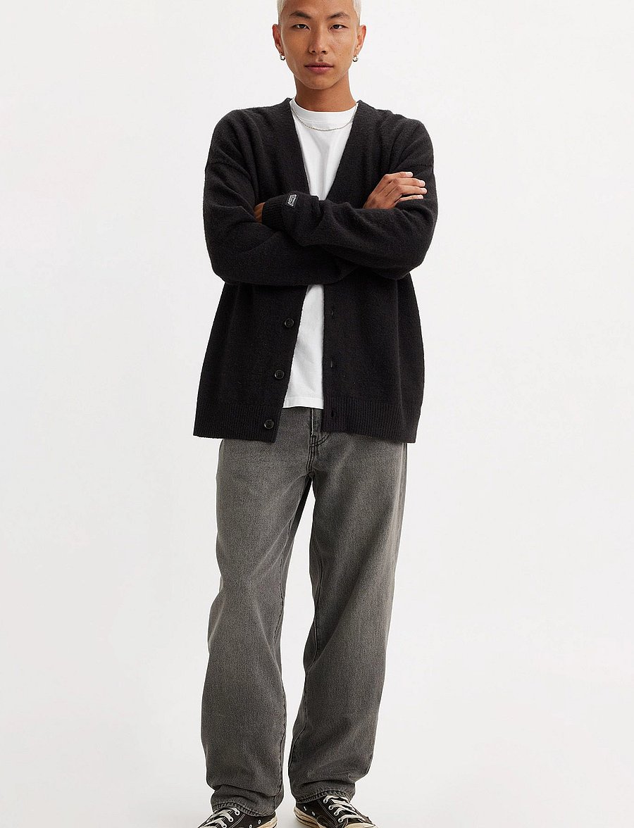 Levi's® - 568 LOOSE STRAIGHT BLOCK PARTY - loose jeans - blacks - 0
