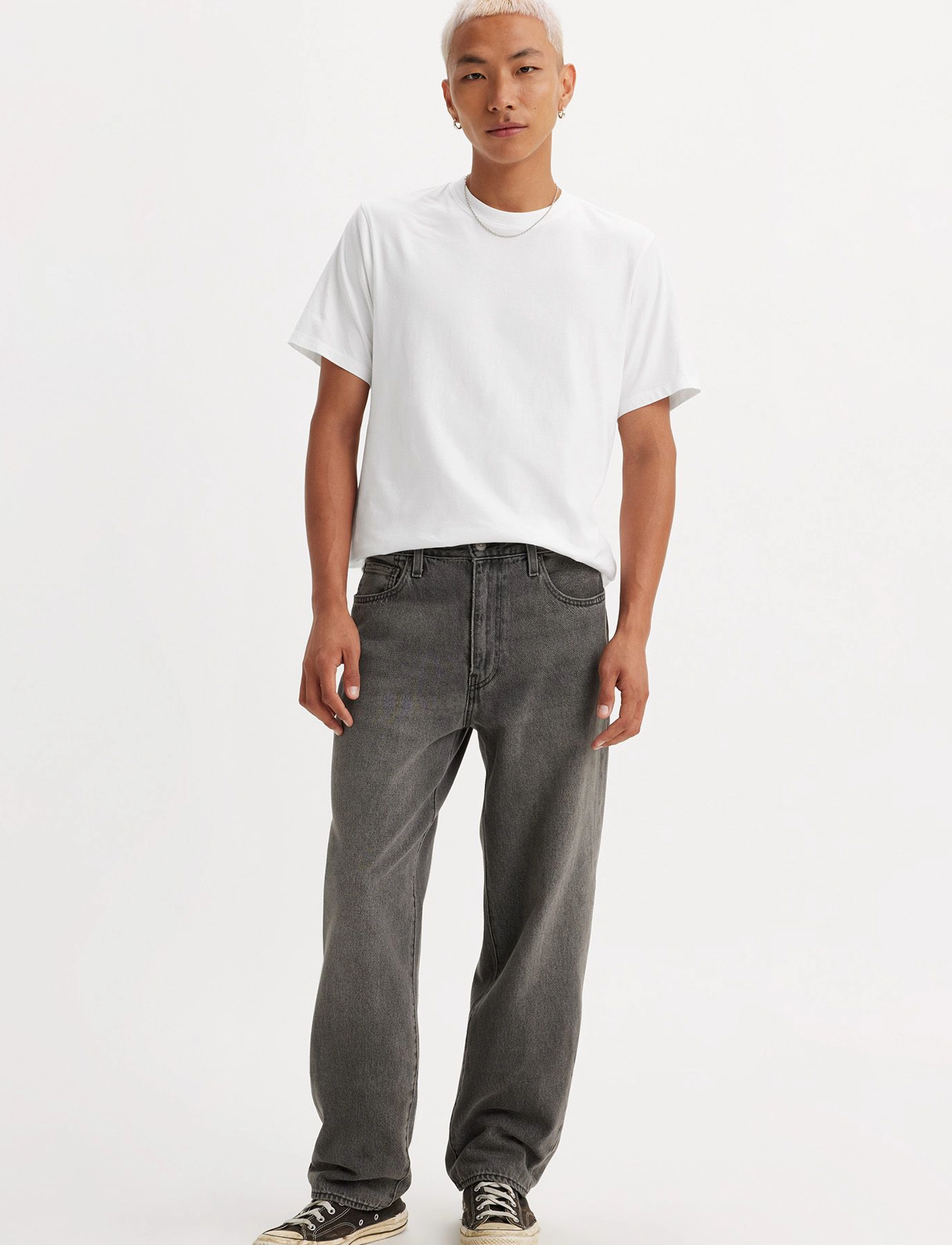 Levi's® - 568 LOOSE STRAIGHT BLOCK PARTY - alt laienevad teksad - blacks - 3