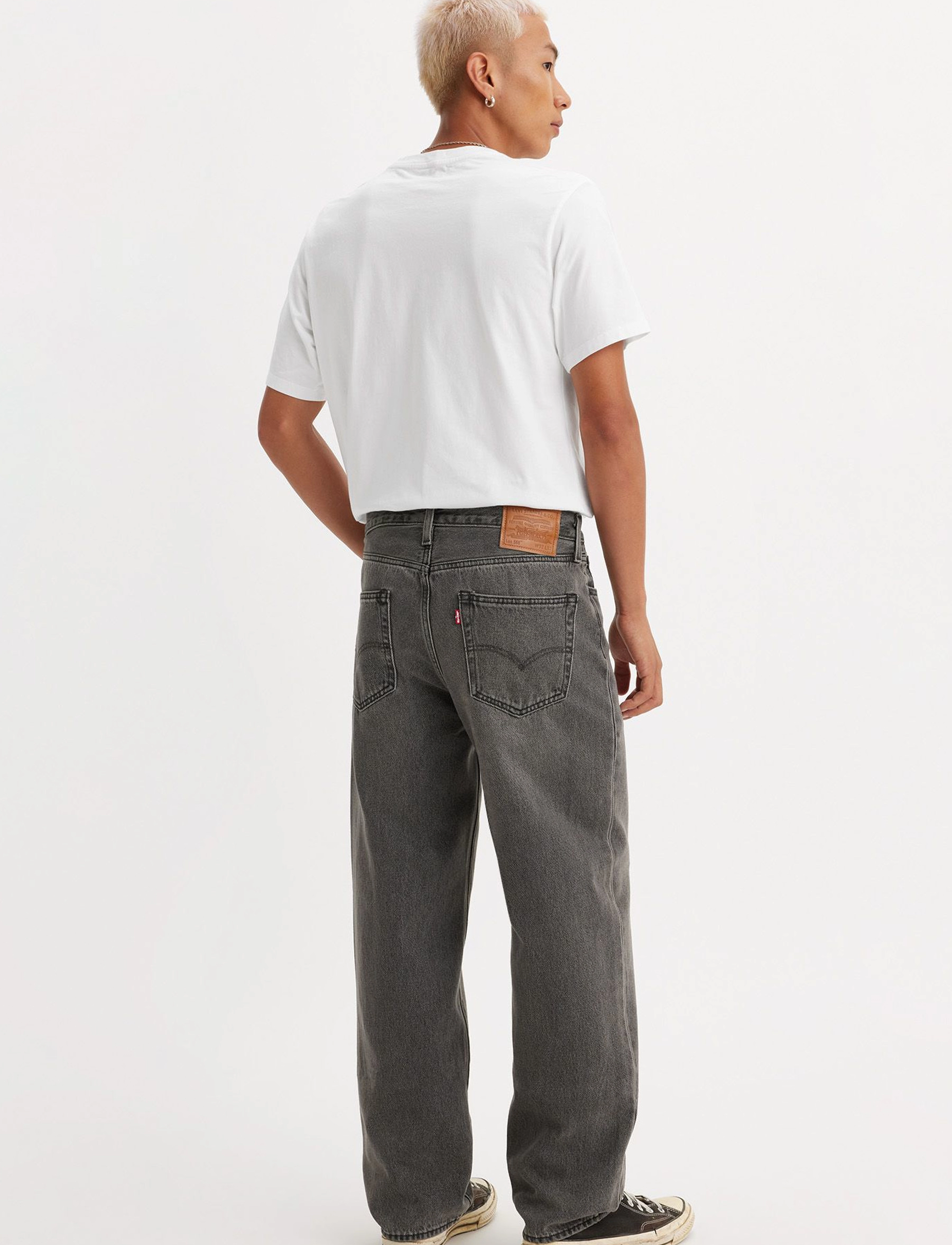 Levi's® - 568 LOOSE STRAIGHT BLOCK PARTY - alt laienevad teksad - blacks - 4
