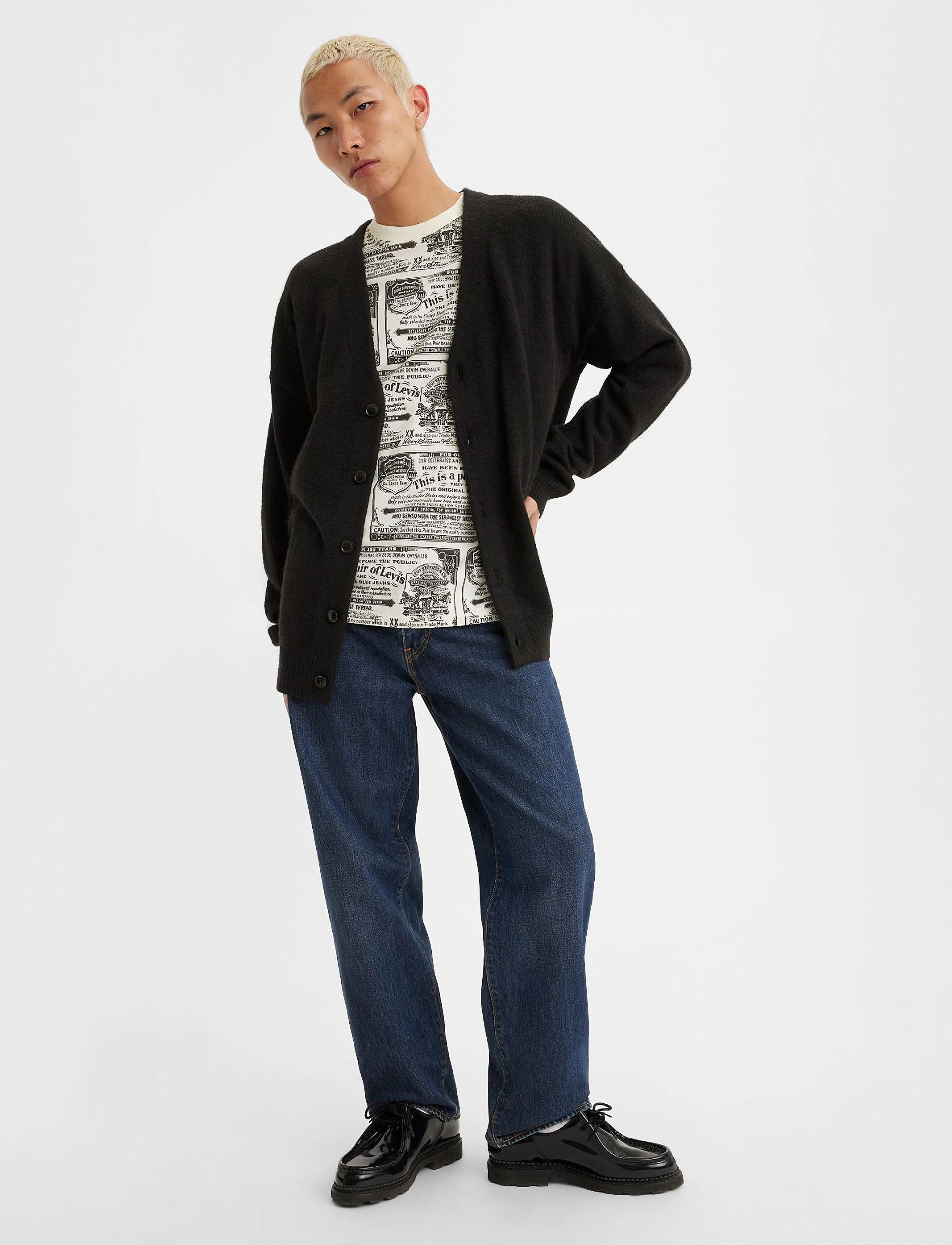 LEVI´S Men - 568 STAY LOOSE VIVID DREAMS - dark indigo - worn in - 2