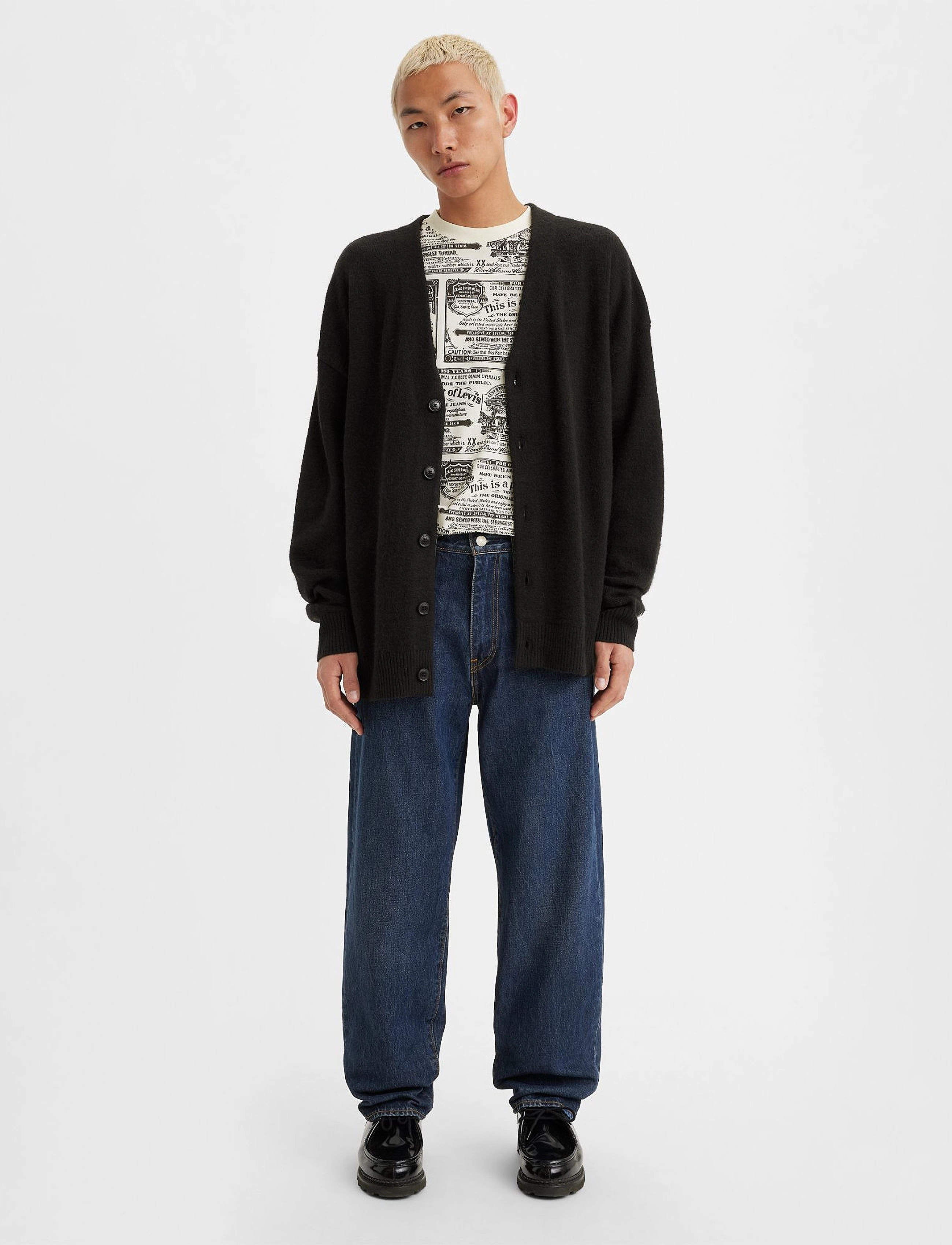 LEVI´S Men - 568 STAY LOOSE VIVID DREAMS - dark indigo - worn in - 3