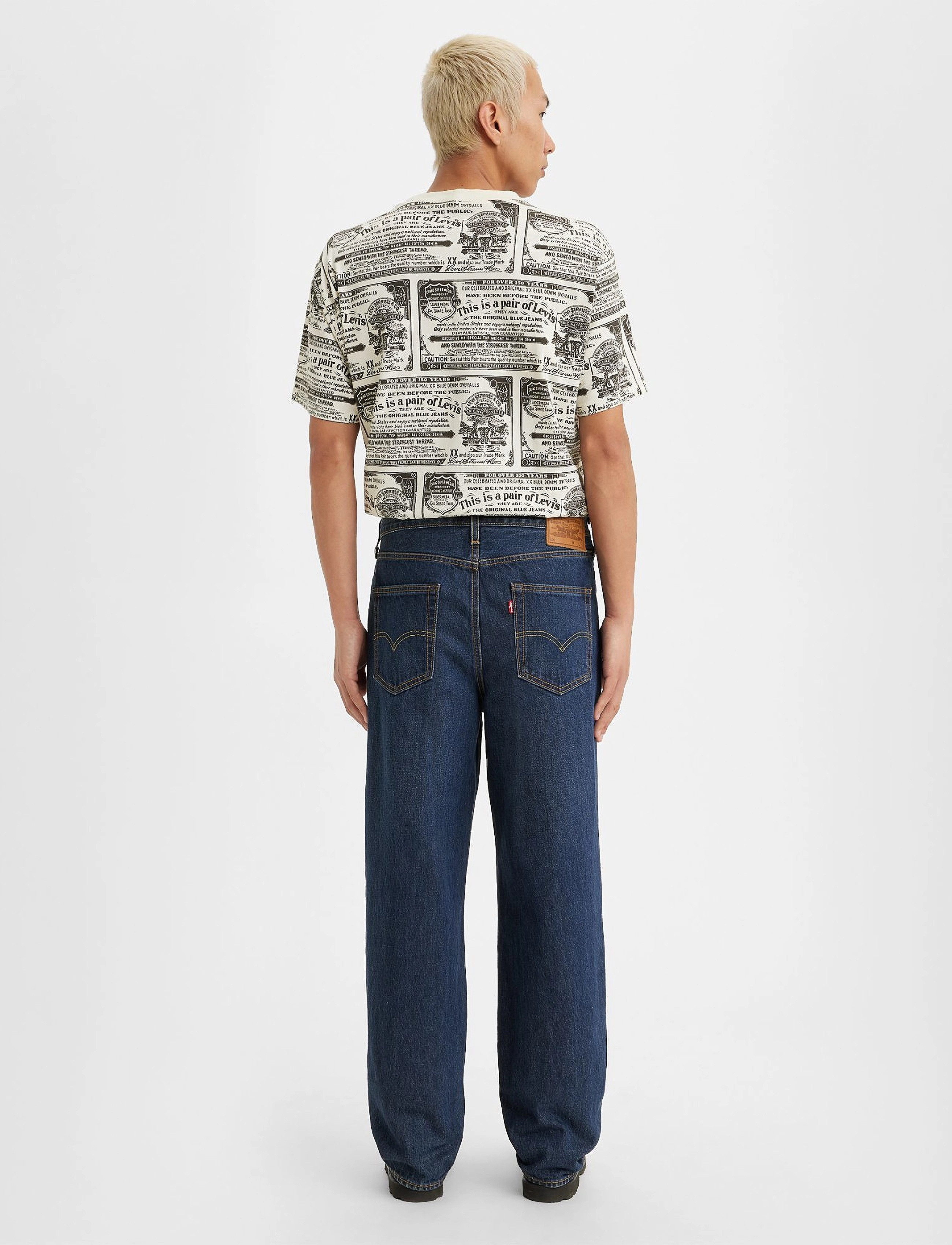 LEVI´S Men - 568 STAY LOOSE VIVID DREAMS - dark indigo - worn in - 4