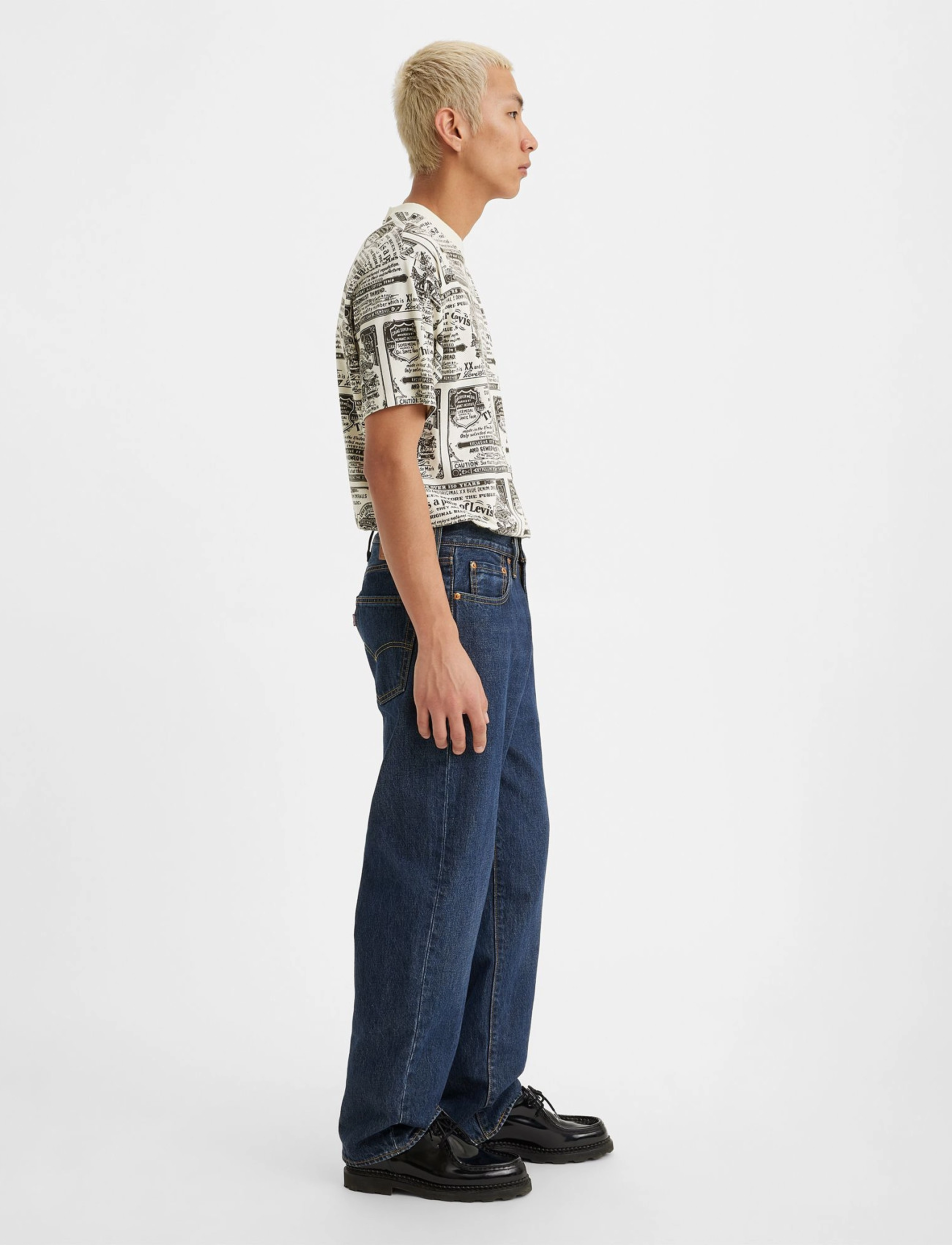 LEVI´S Men - 568 STAY LOOSE VIVID DREAMS - dark indigo - worn in - 5