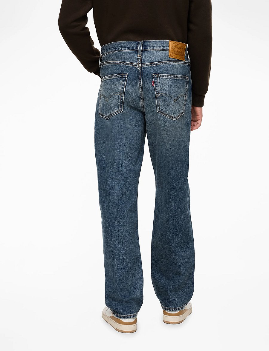 Levi's® - 568 LOOSE STRAIGHT AISLE SEAT - normale jeans - dark indigo - worn in - 4