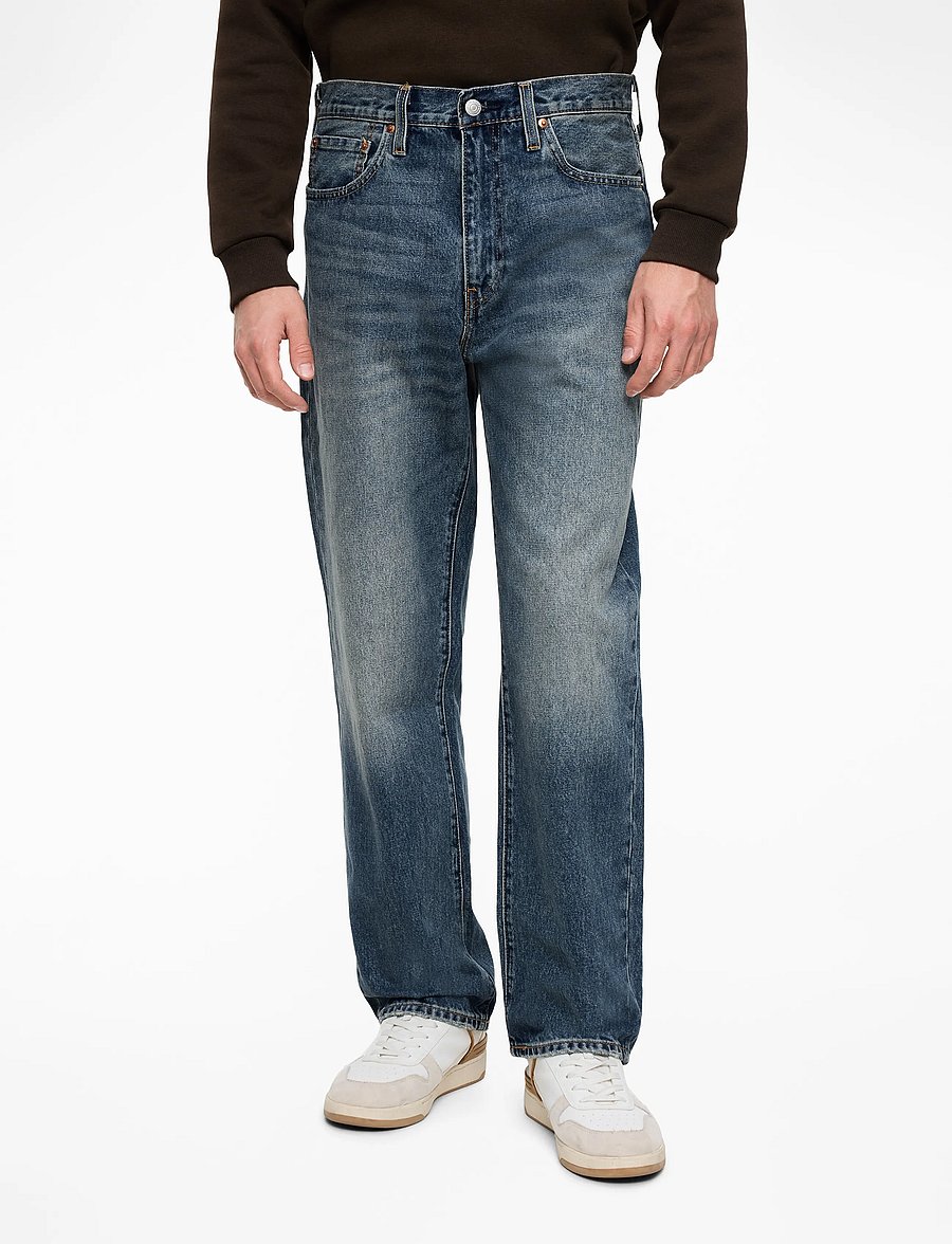 Levi's® - 568 LOOSE STRAIGHT AISLE SEAT - normale jeans - dark indigo - worn in - 0