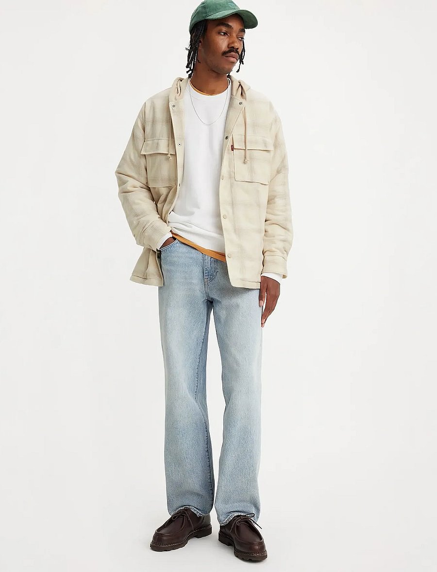 Levi's® - 568 LOOSE STRAIGHT BABY BLUE E - normale jeans - light indigo - worn in - 0