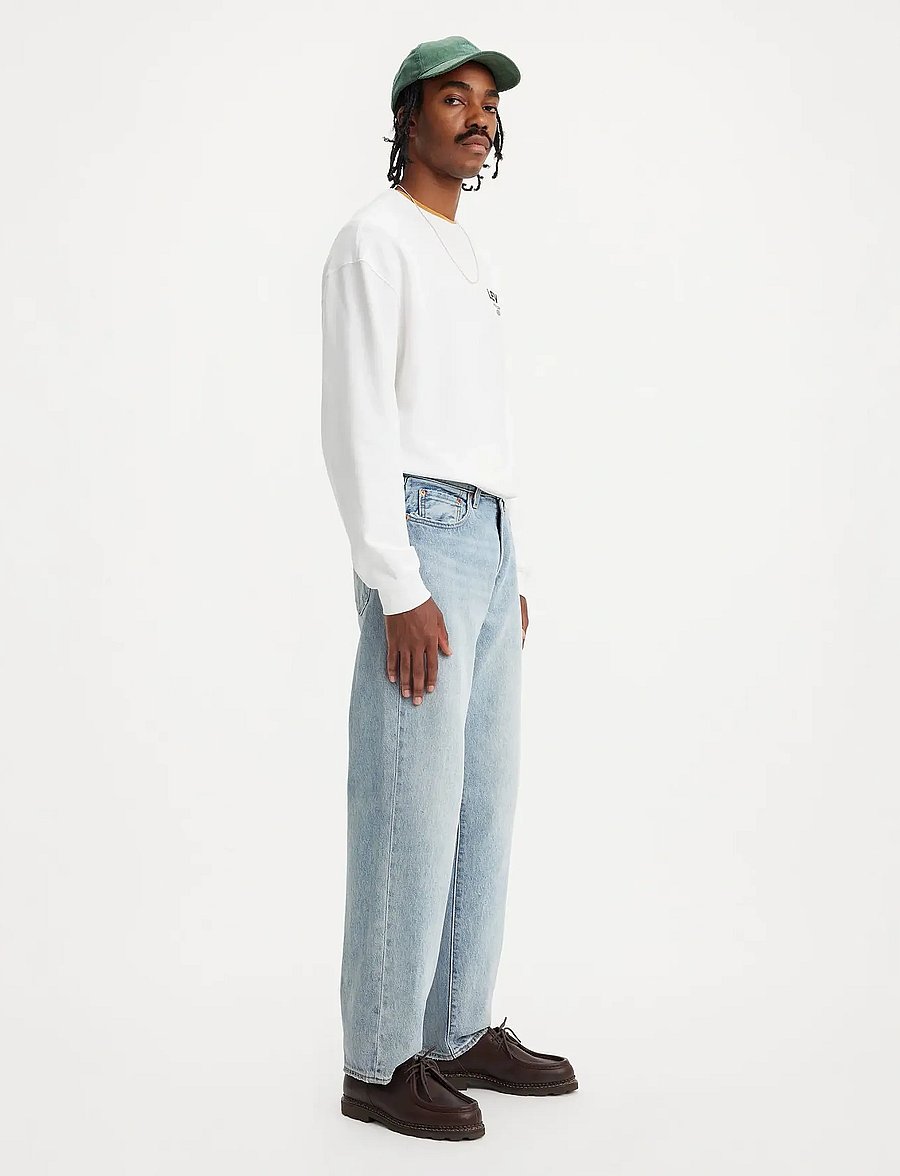 Levi's® - 568 LOOSE STRAIGHT BABY BLUE E - normale jeans - light indigo - worn in - 3