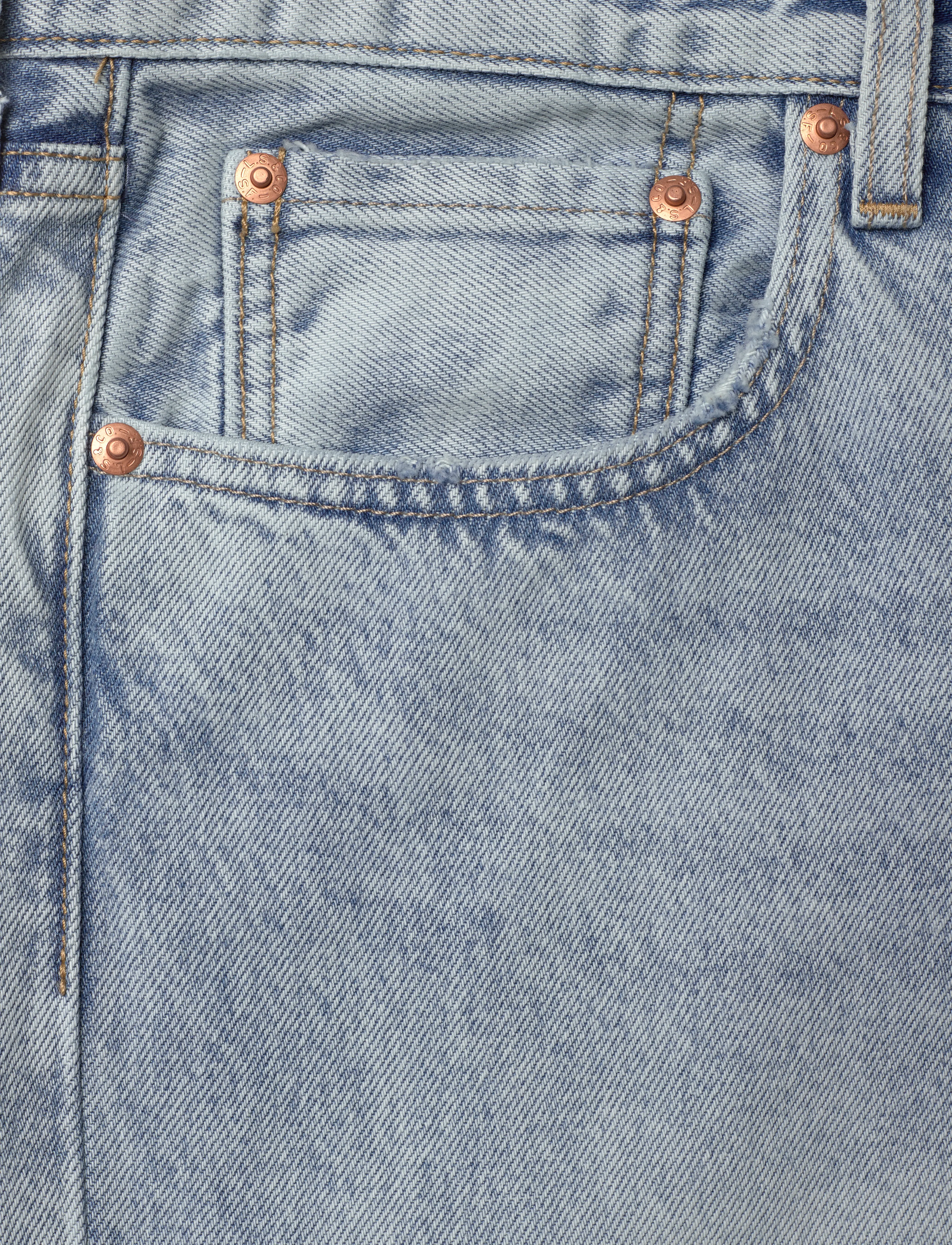 Levi's® - 568 LOOSE STRAIGHT BABY BLUE E - regular jeans - light indigo - worn in - 4