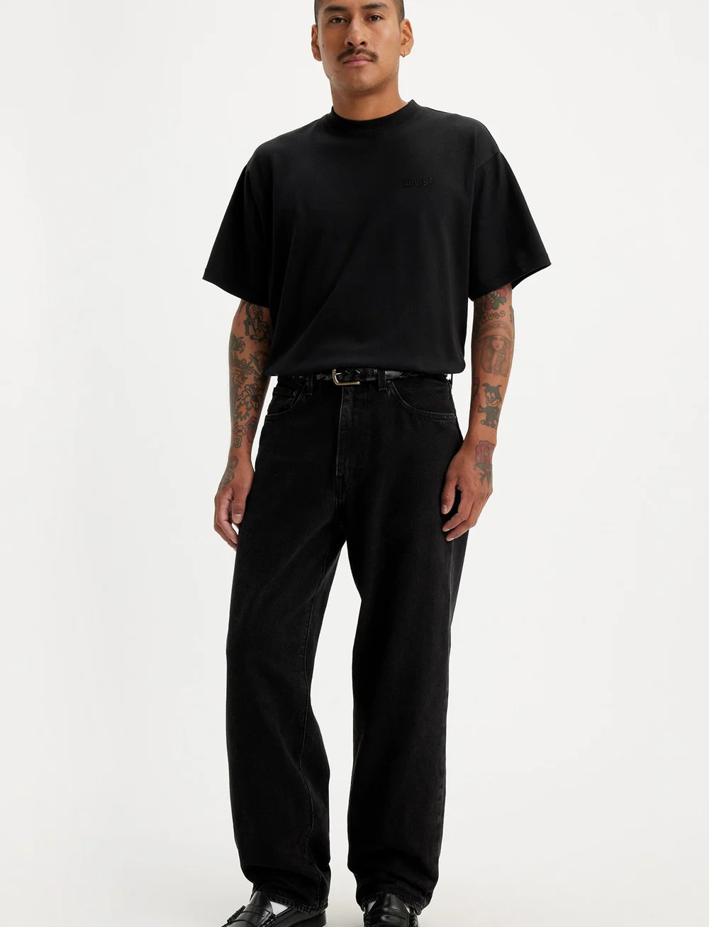 Levi's® - 568 LOOSE STRAIGHT WELCOME TO - loose jeans - blacks - 0