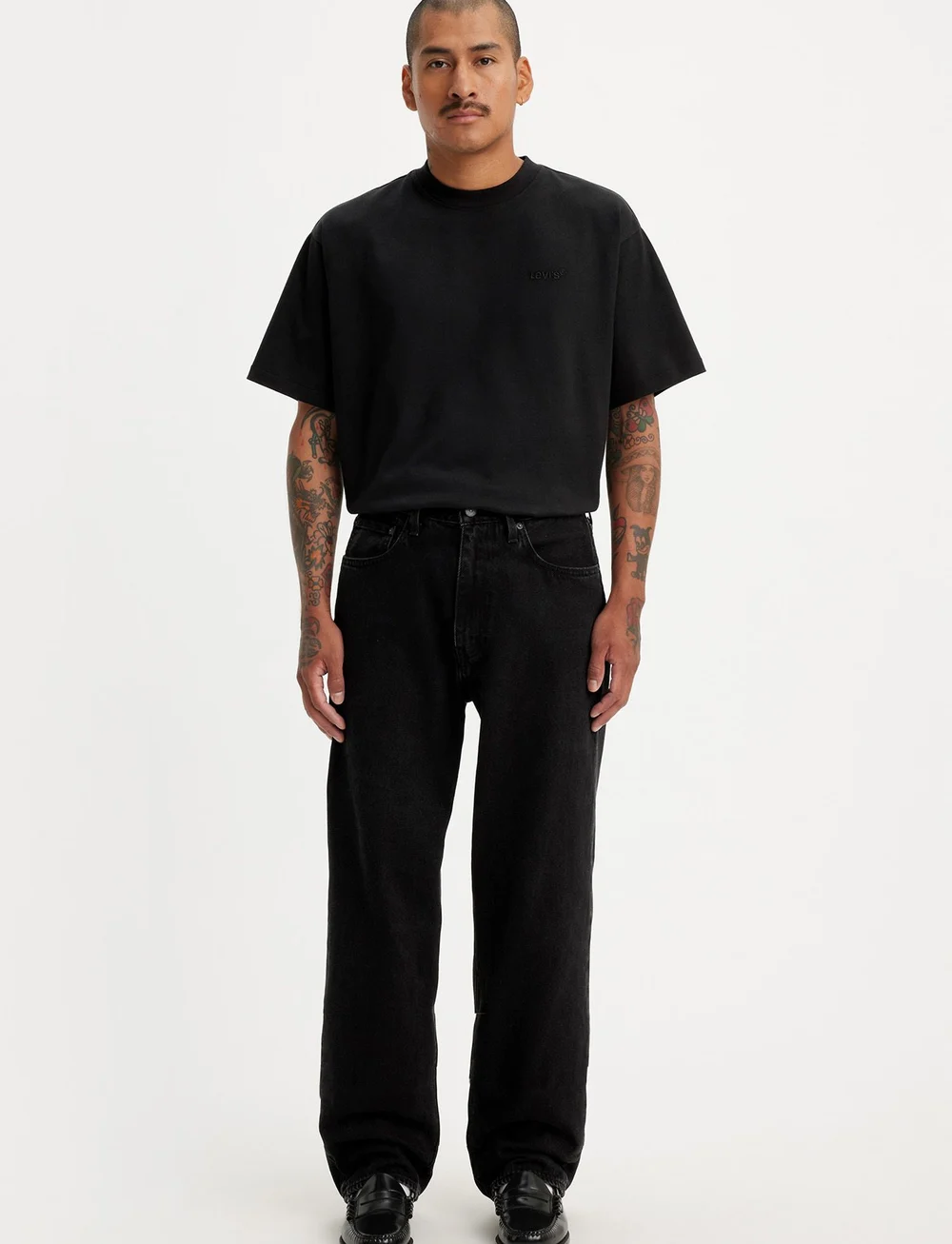 Levi's® - 568 LOOSE STRAIGHT WELCOME TO - loose jeans - blacks - 3