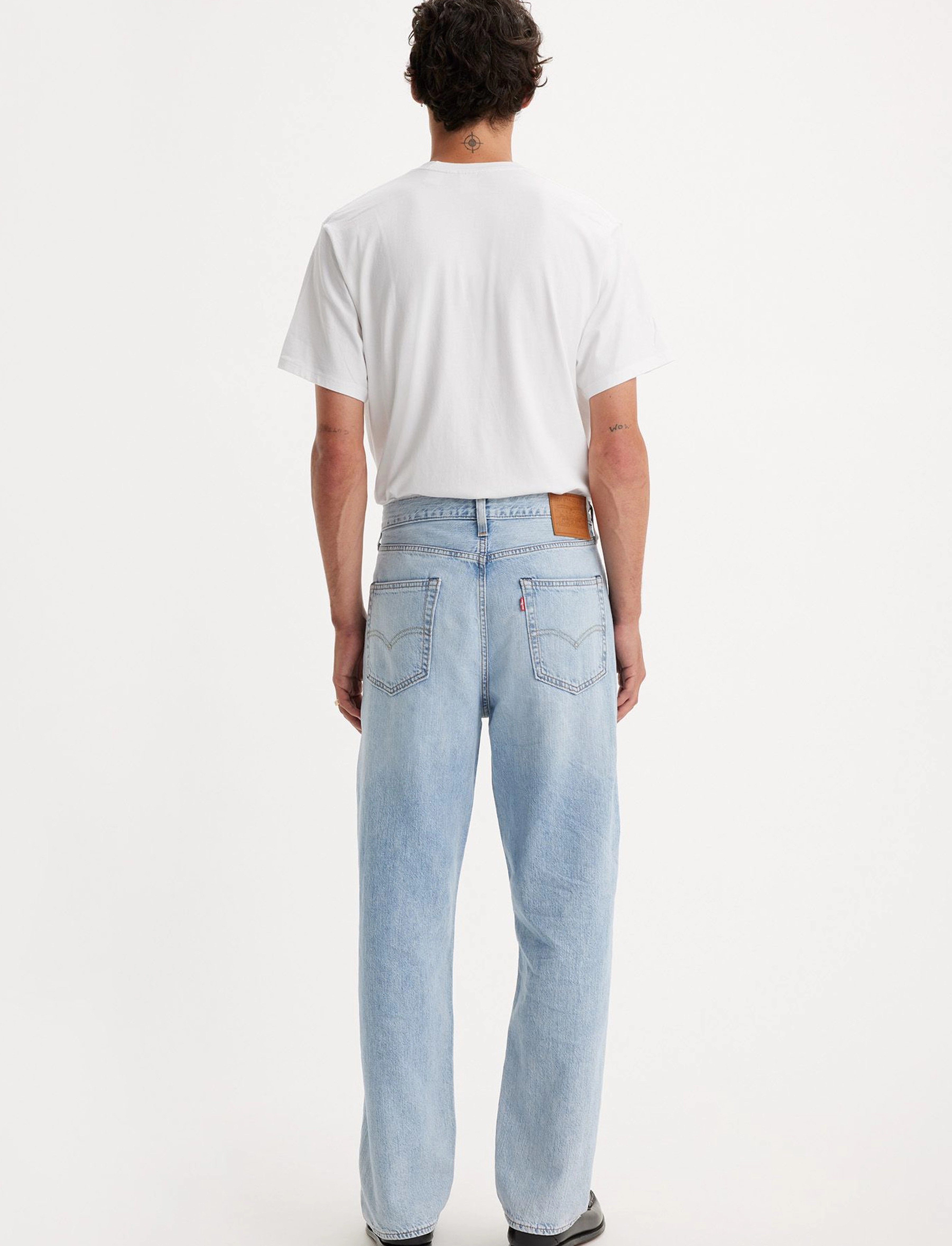 Levi's® - 568 LOOSE STRAIGHT VARSITY ACA - loose jeans - light indigo - worn in - 4