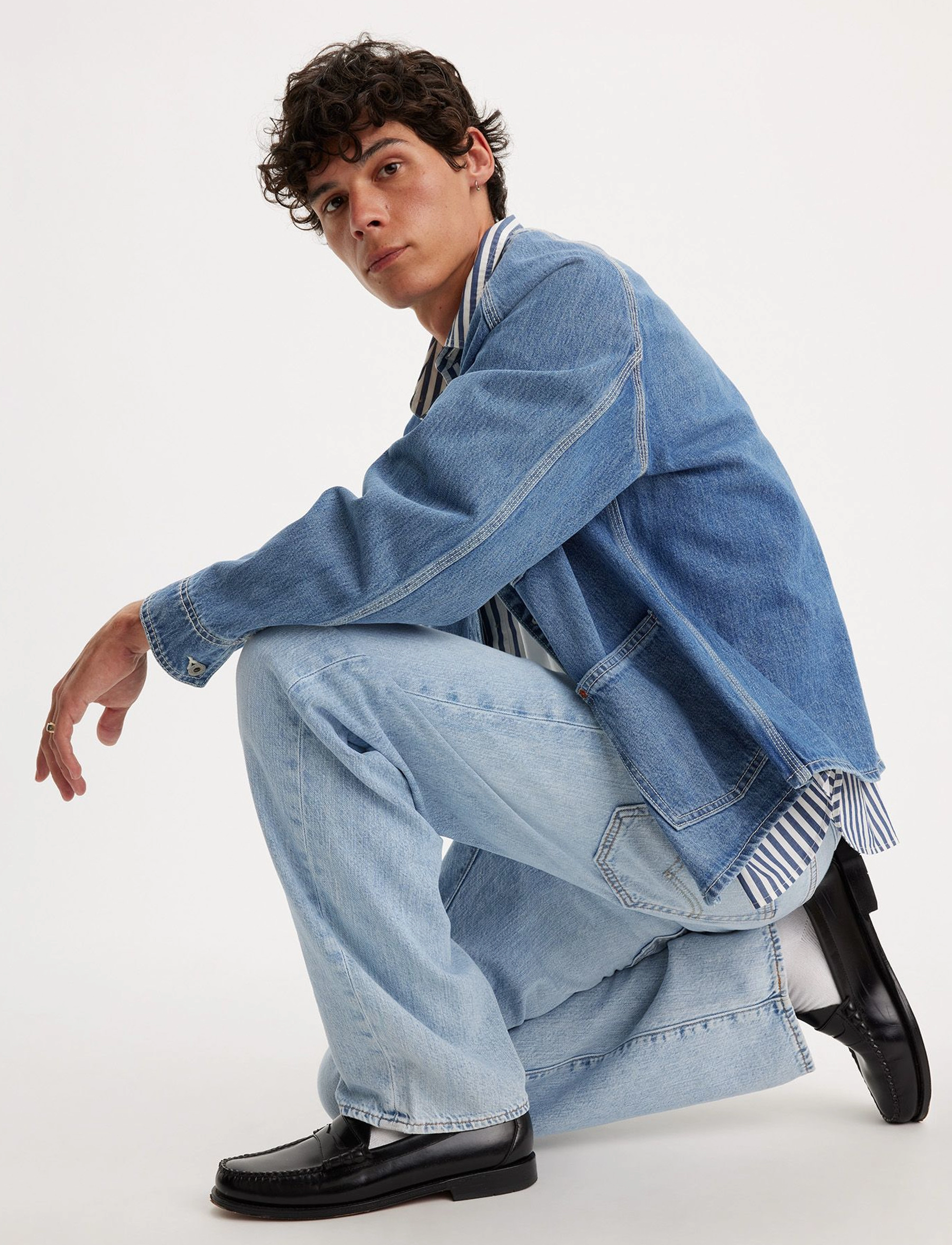 LEVIS ® 568 Loose Straight Varsity Aca relaxed fit jeans herr – bild 5