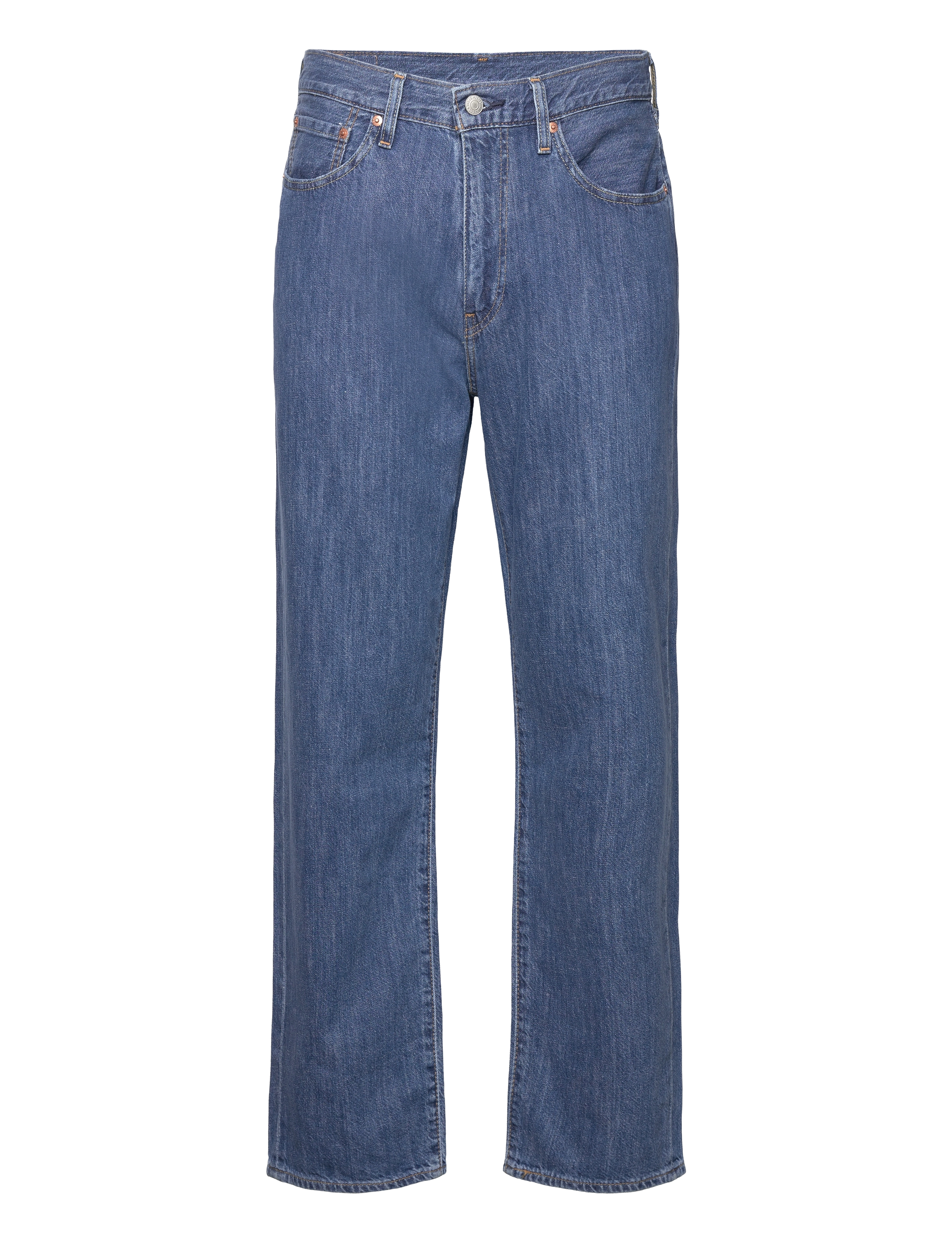 568 LOOSE STRAIGHT TAILORED SC - MED INDIGO - WORN IN