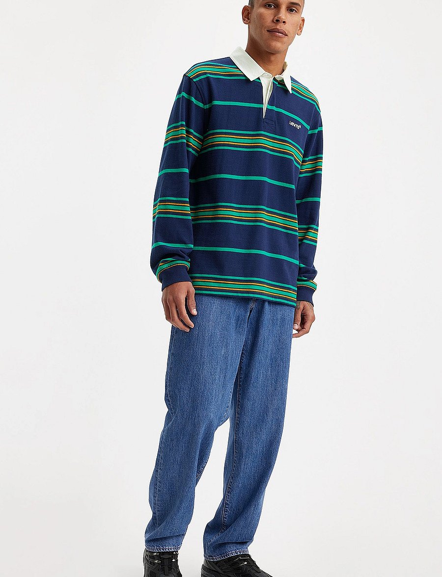 Levi's® - 568 LOOSE STRAIGHT TAILORED SC - loose jeans - med indigo - worn in - 0