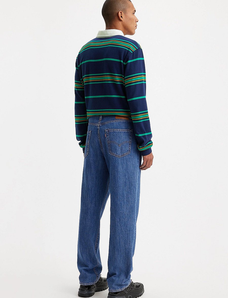 Levi's® - 568 LOOSE STRAIGHT TAILORED SC - loose jeans - med indigo - worn in - 4