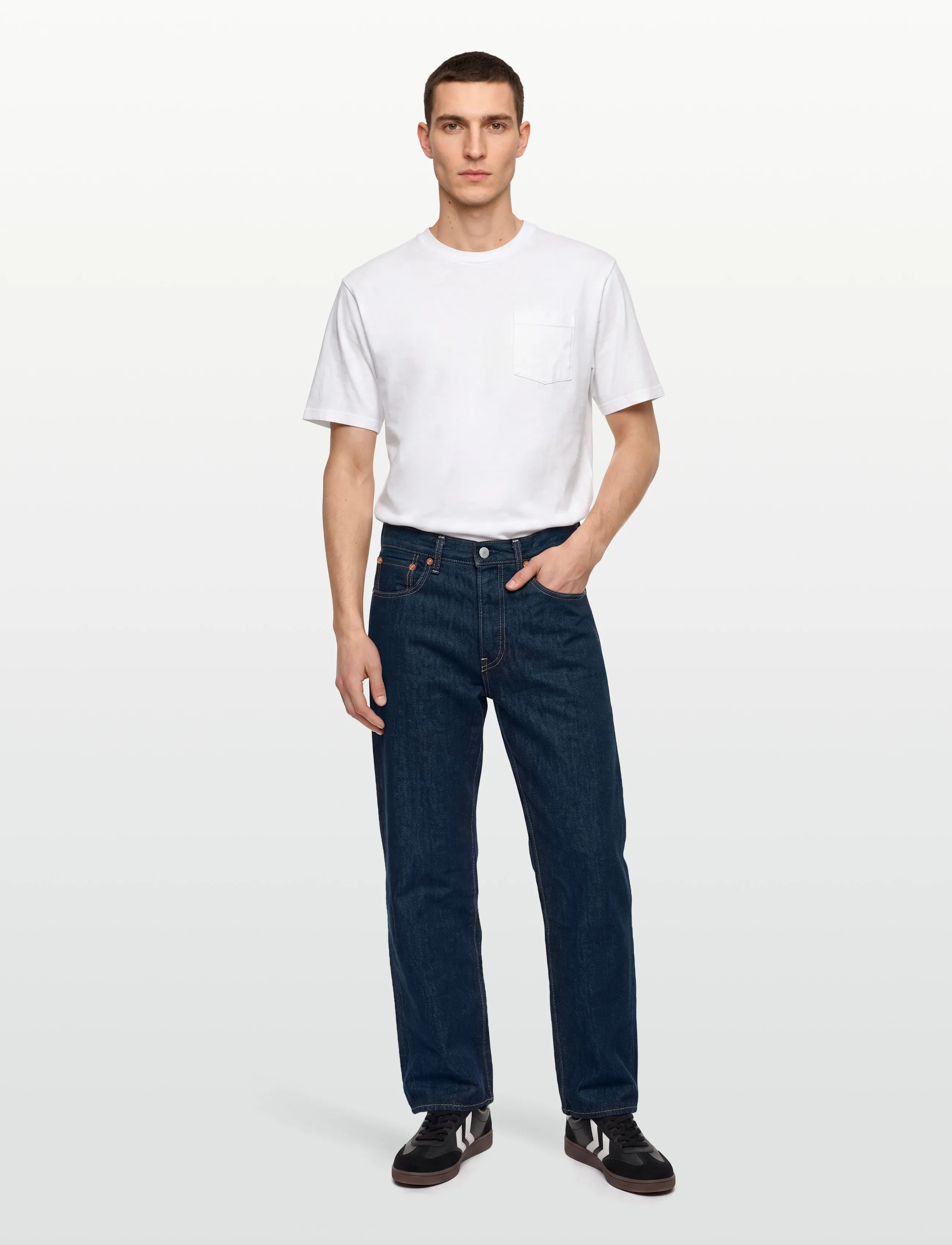 Levi's® 568 LOOSE STRAIGHT WELCOME TO - Jeans - DARK INDIGO - FLAT FINISH / navy