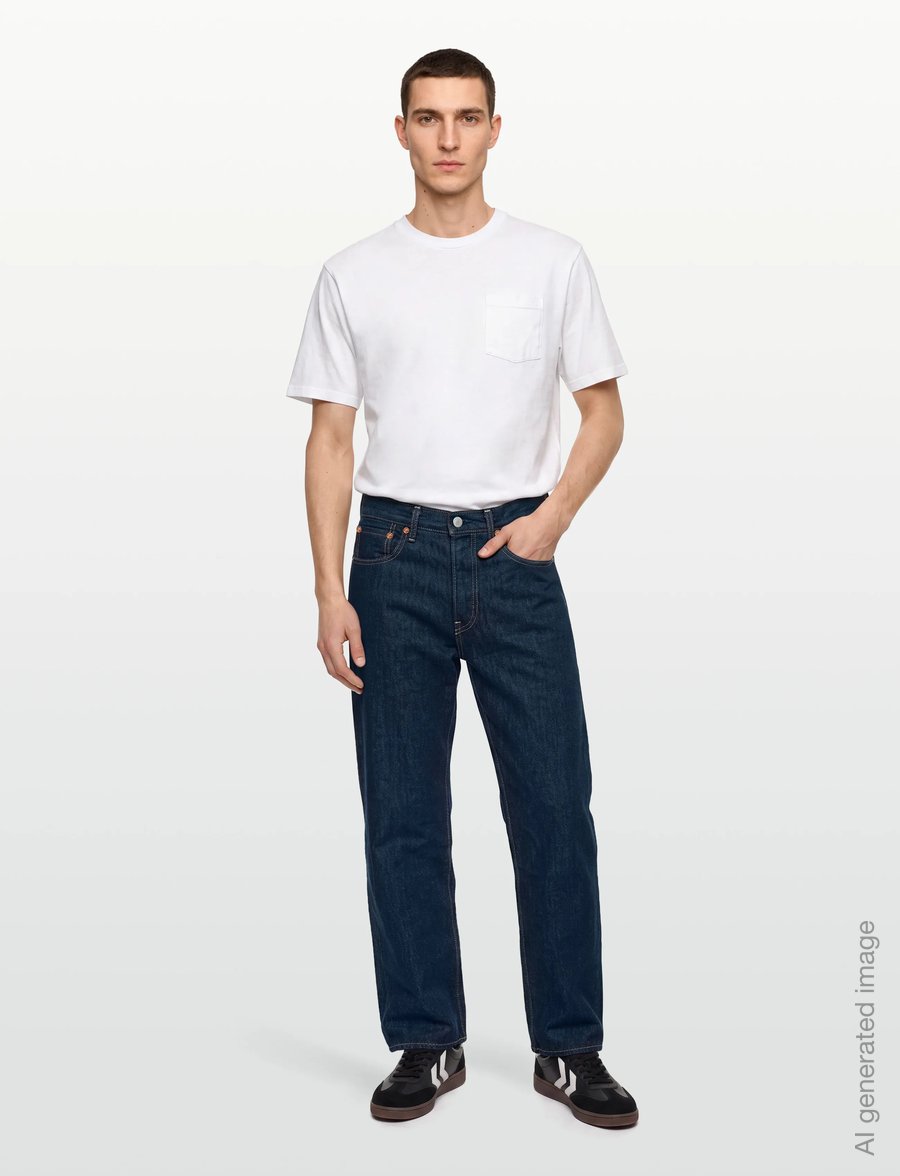 Levi's® - 568 LOOSE STRAIGHT WELCOME TO - loose jeans - dark indigo - flat finish - 0
