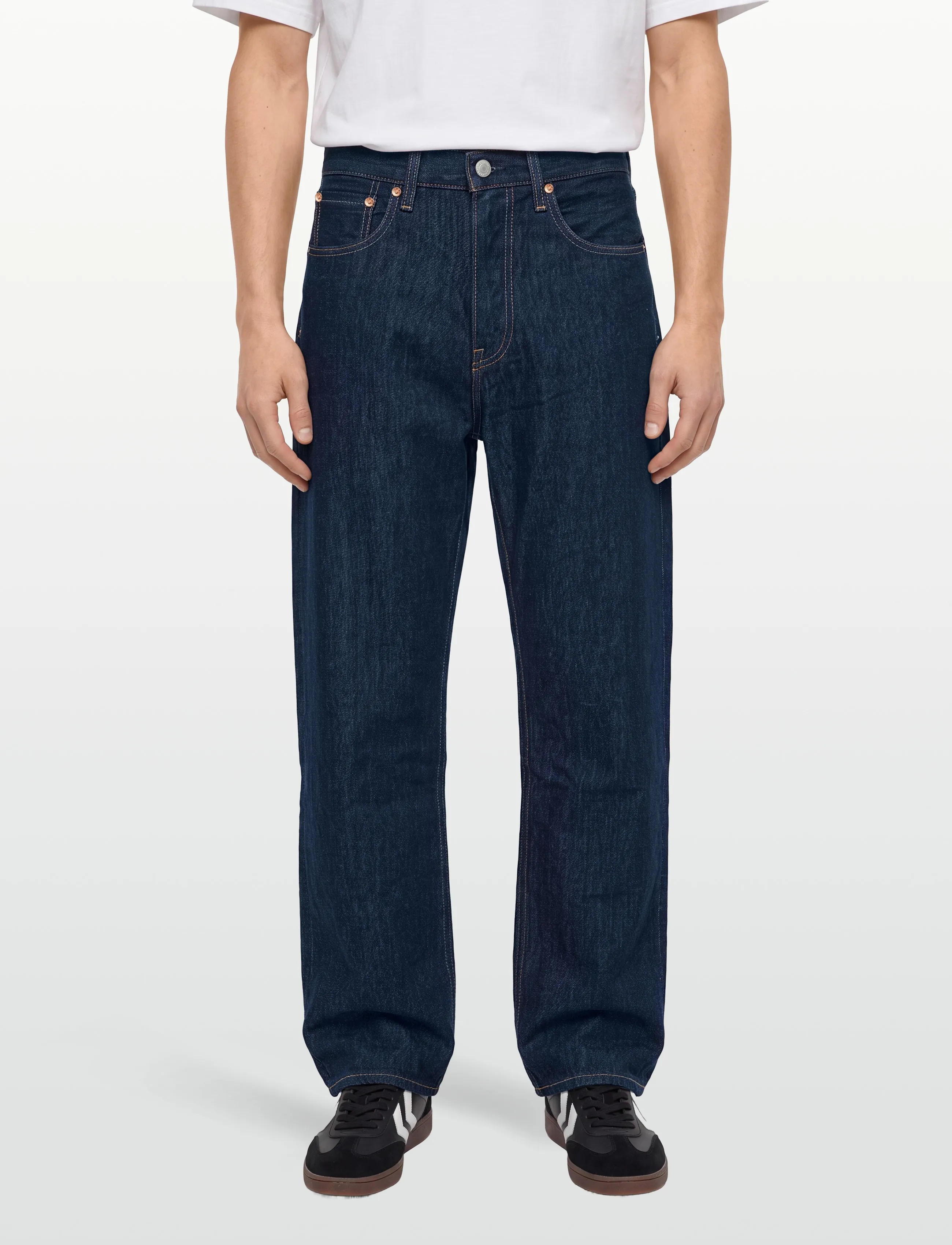 Levi's® - 568 LOOSE STRAIGHT WELCOME TO - loose jeans - dark indigo - flat finish - 3