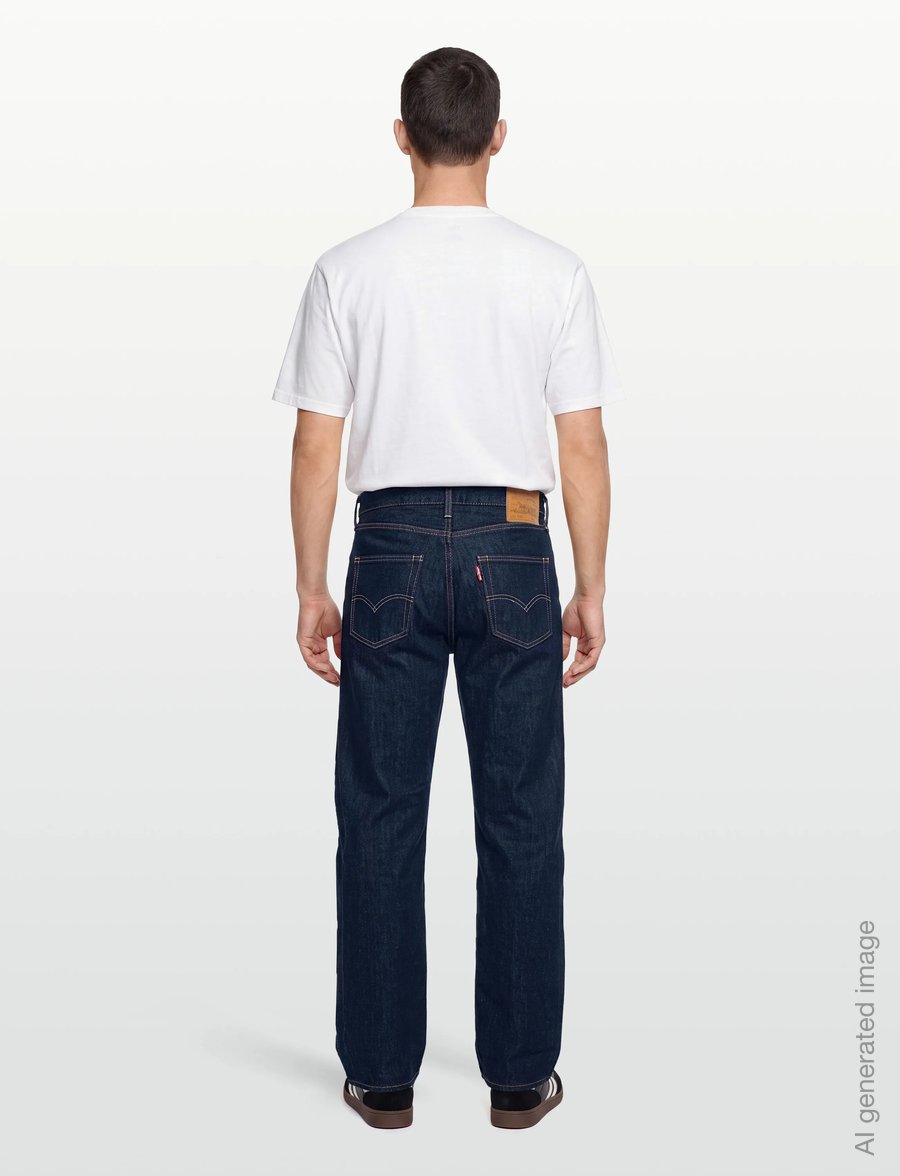 Levi's® - 568 LOOSE STRAIGHT WELCOME TO - loose jeans - dark indigo - flat finish - 4