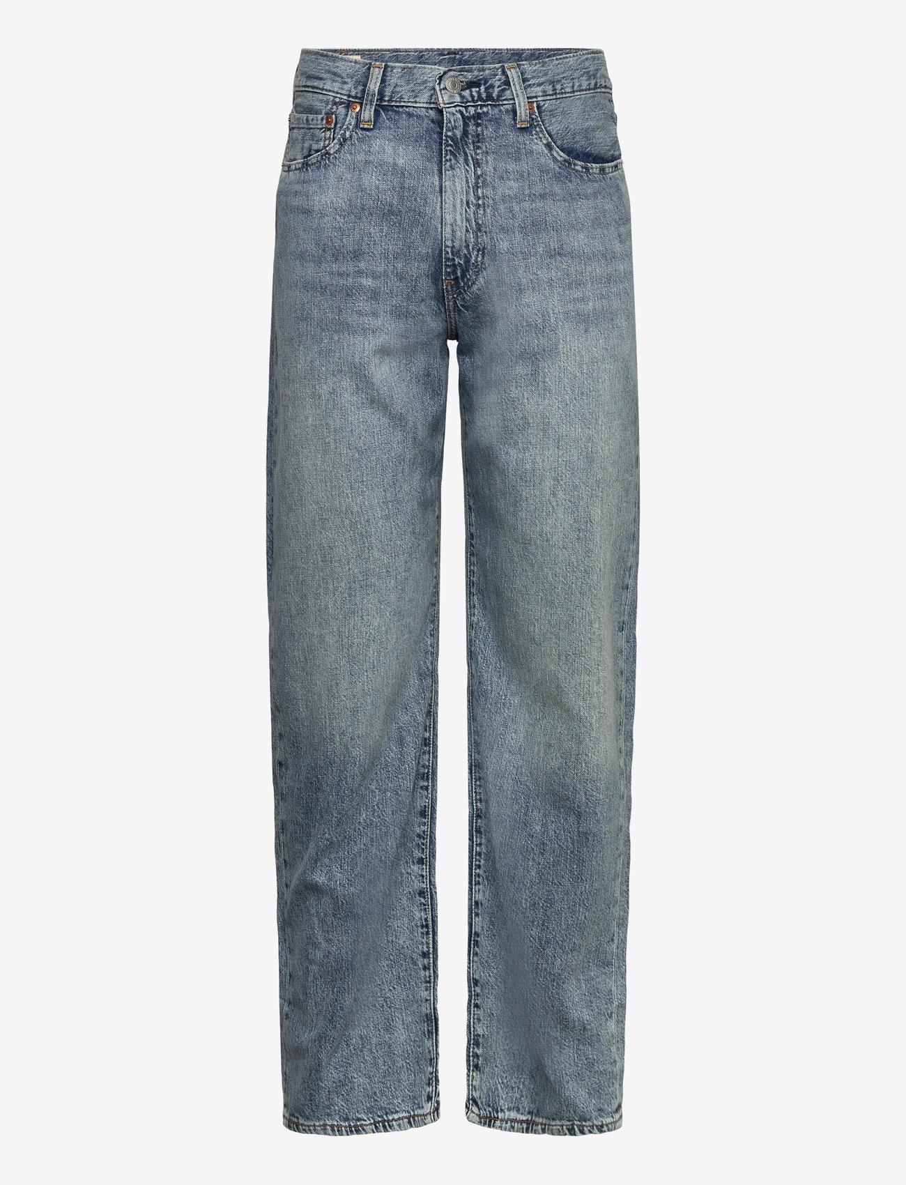 Levi's® - 568 LOOSE STRAIGHT AT THE LAUN - loose jeans - med indigo - worn in - 1