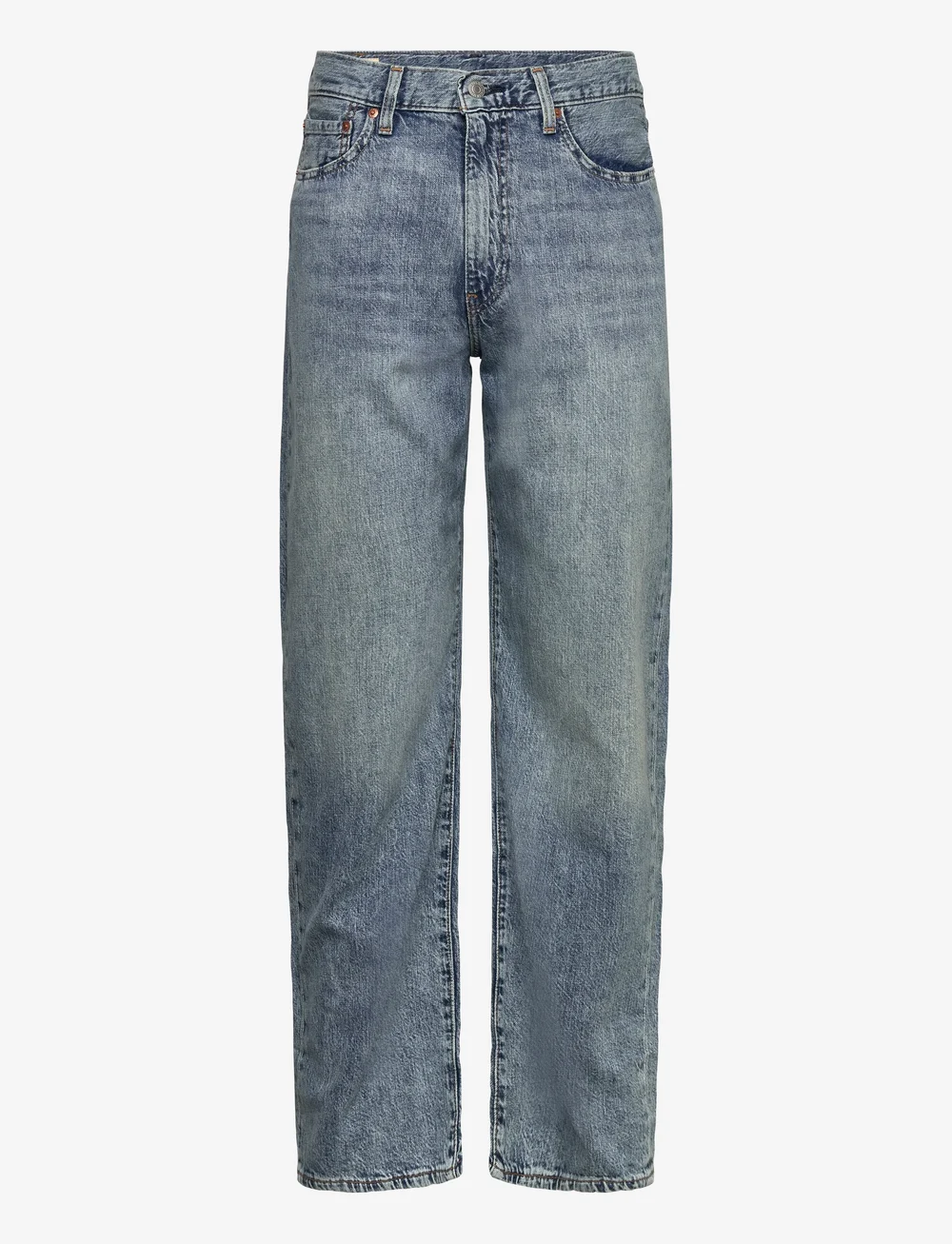 Levi's® - 568 LOOSE STRAIGHT AT THE LAUN - loose jeans - med indigo - worn in - 1