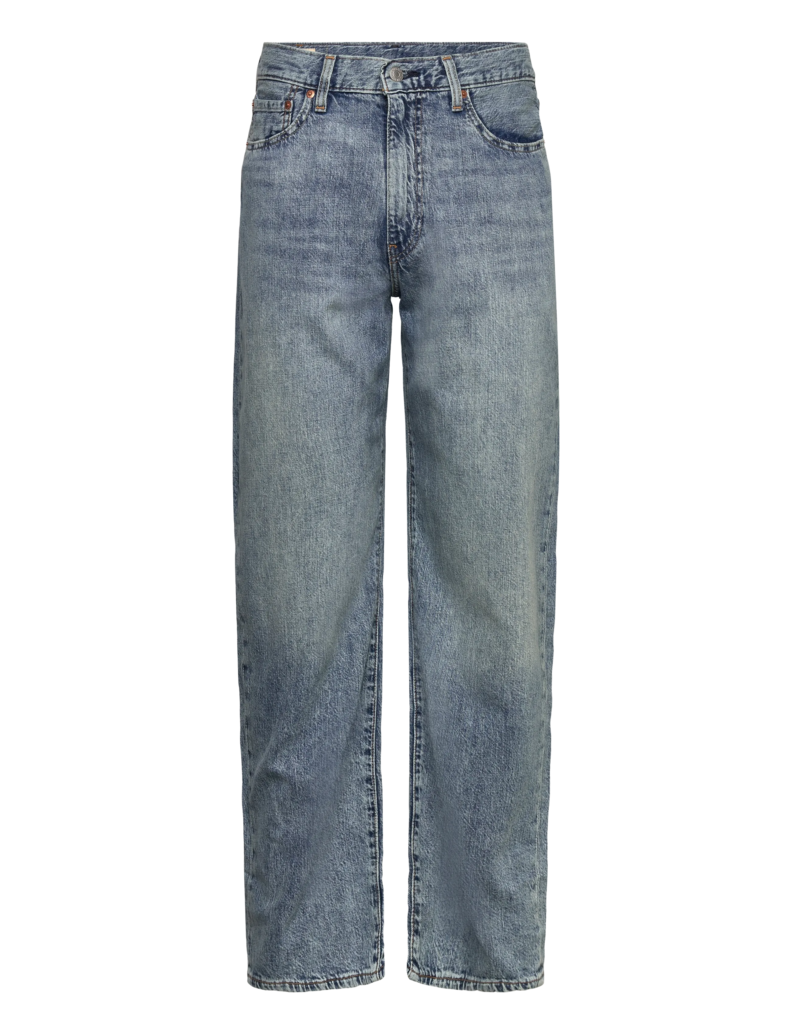 Levi's® - 568 LOOSE STRAIGHT AT THE LAUN - loose jeans - med indigo - worn in - 1