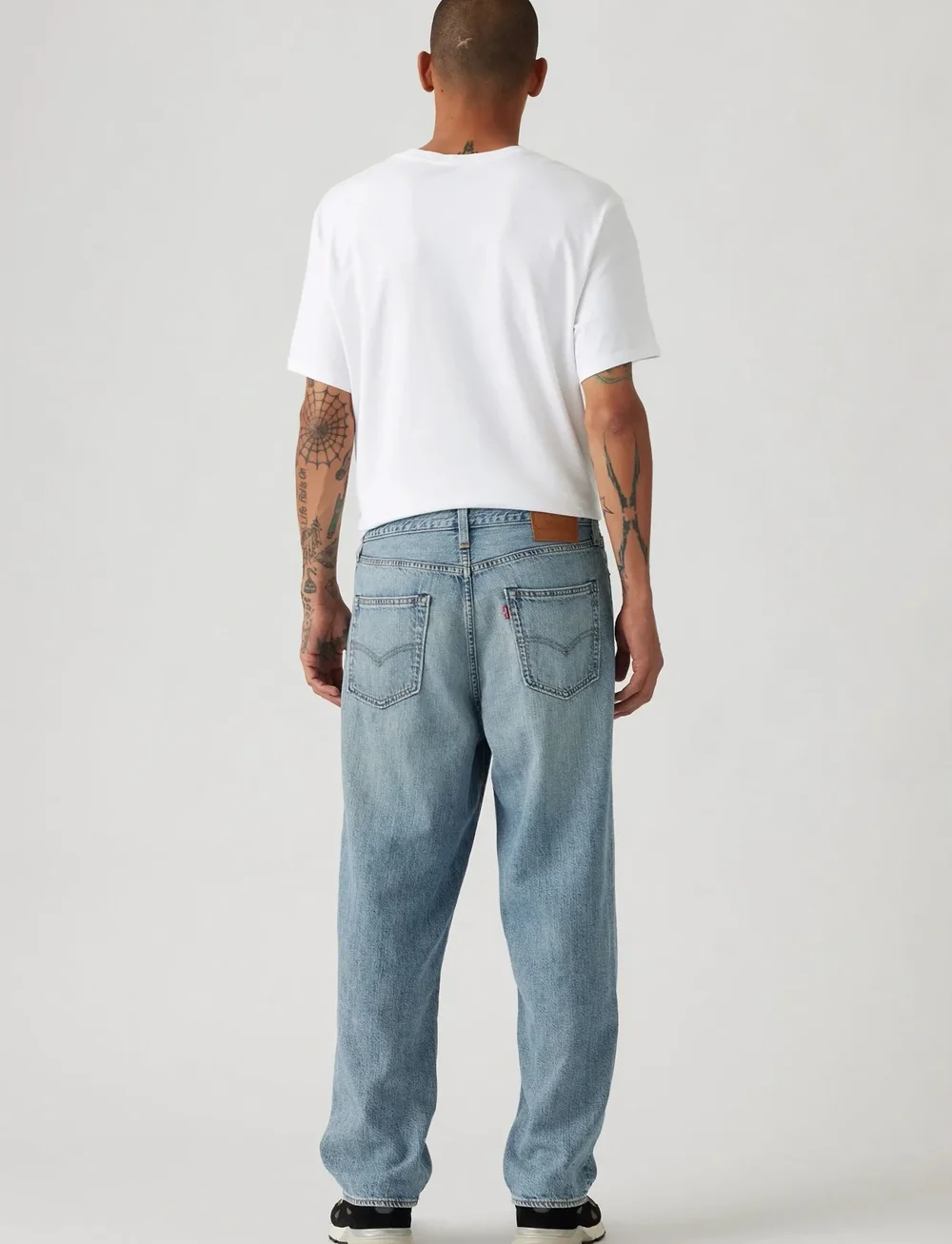 Levi's® - 568 LOOSE STRAIGHT AT THE LAUN - loose jeans - med indigo - worn in - 5