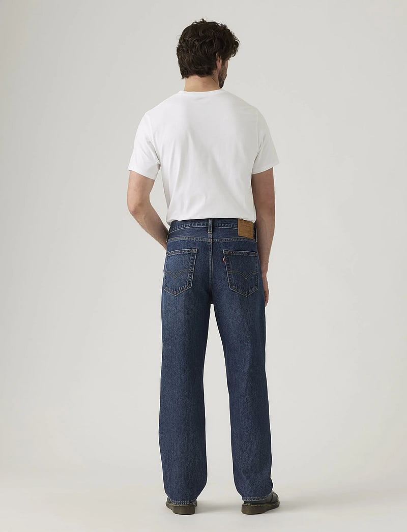 Levi's® - 568 LOOSE STRAIGHT CHECK THE S - loose jeans - dark indigo - worn in - 4