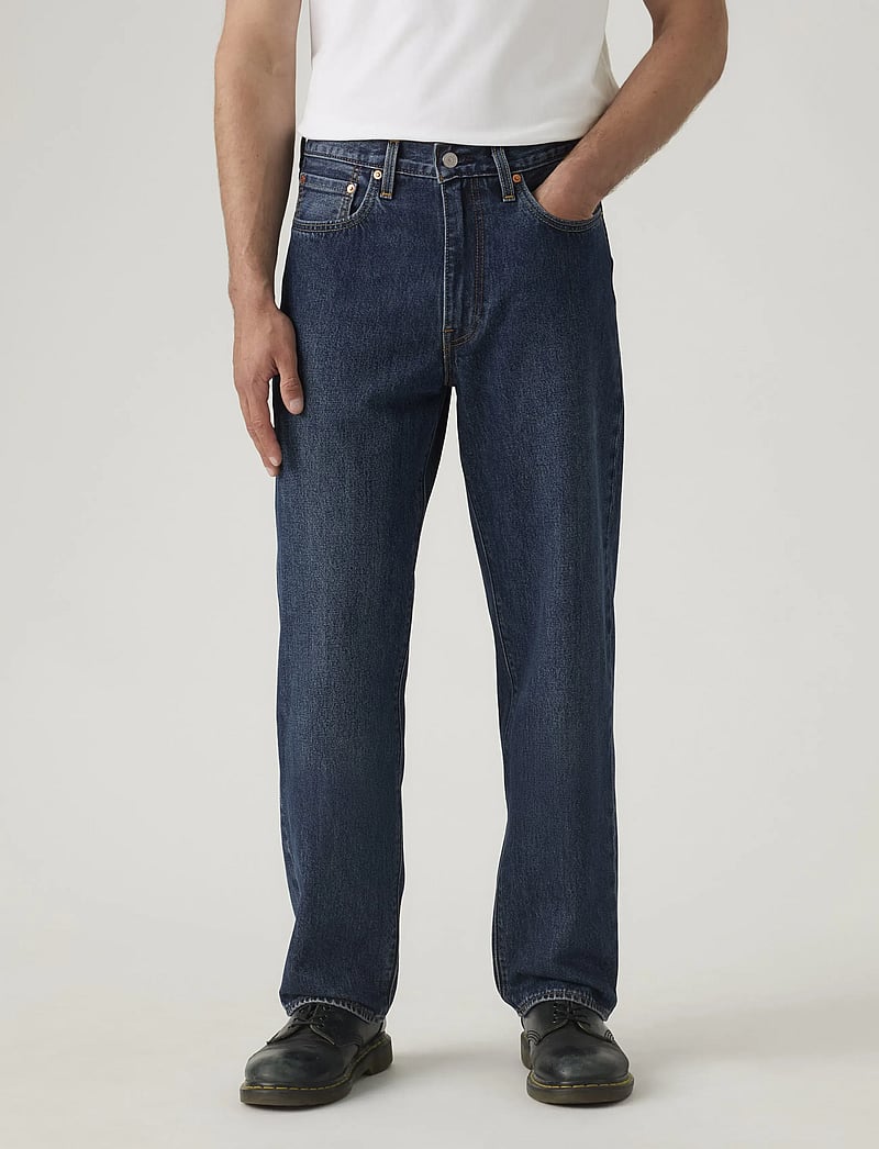 Levi's® - 568 LOOSE STRAIGHT CHECK THE S - loose jeans - dark indigo - worn in - 5