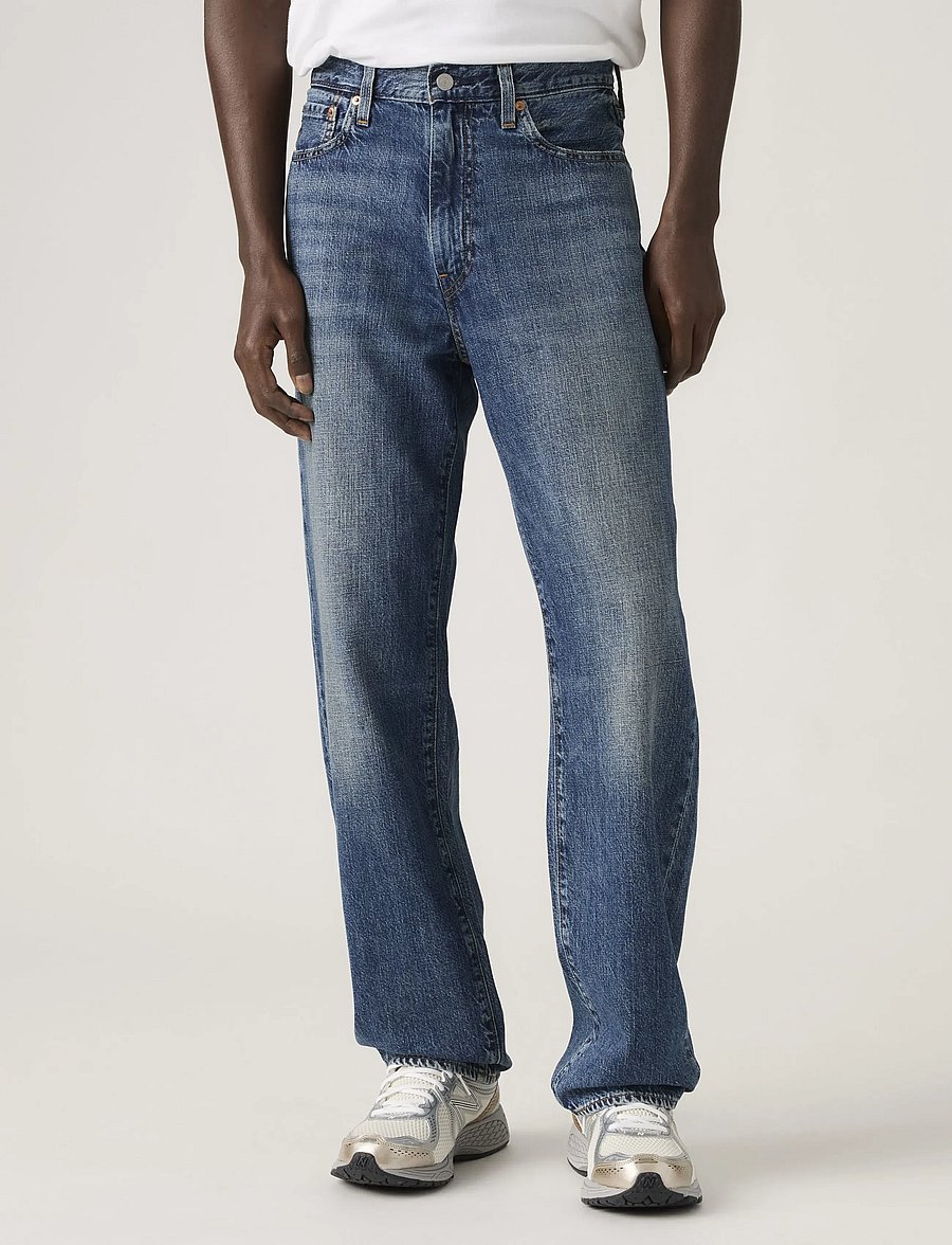 Levi's® - 568 LOOSE STRAIGHT HOW YOU FEE - tavalised teksad - dark indigo - worn in - 5