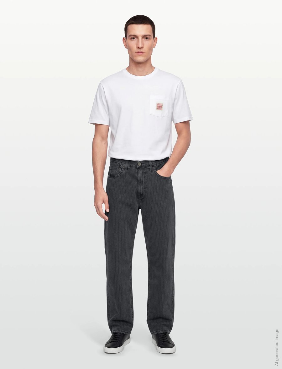 Levi's® - 568 LOOSE STRAIGHT ONYX BADGE - loose jeans - blacks - 0