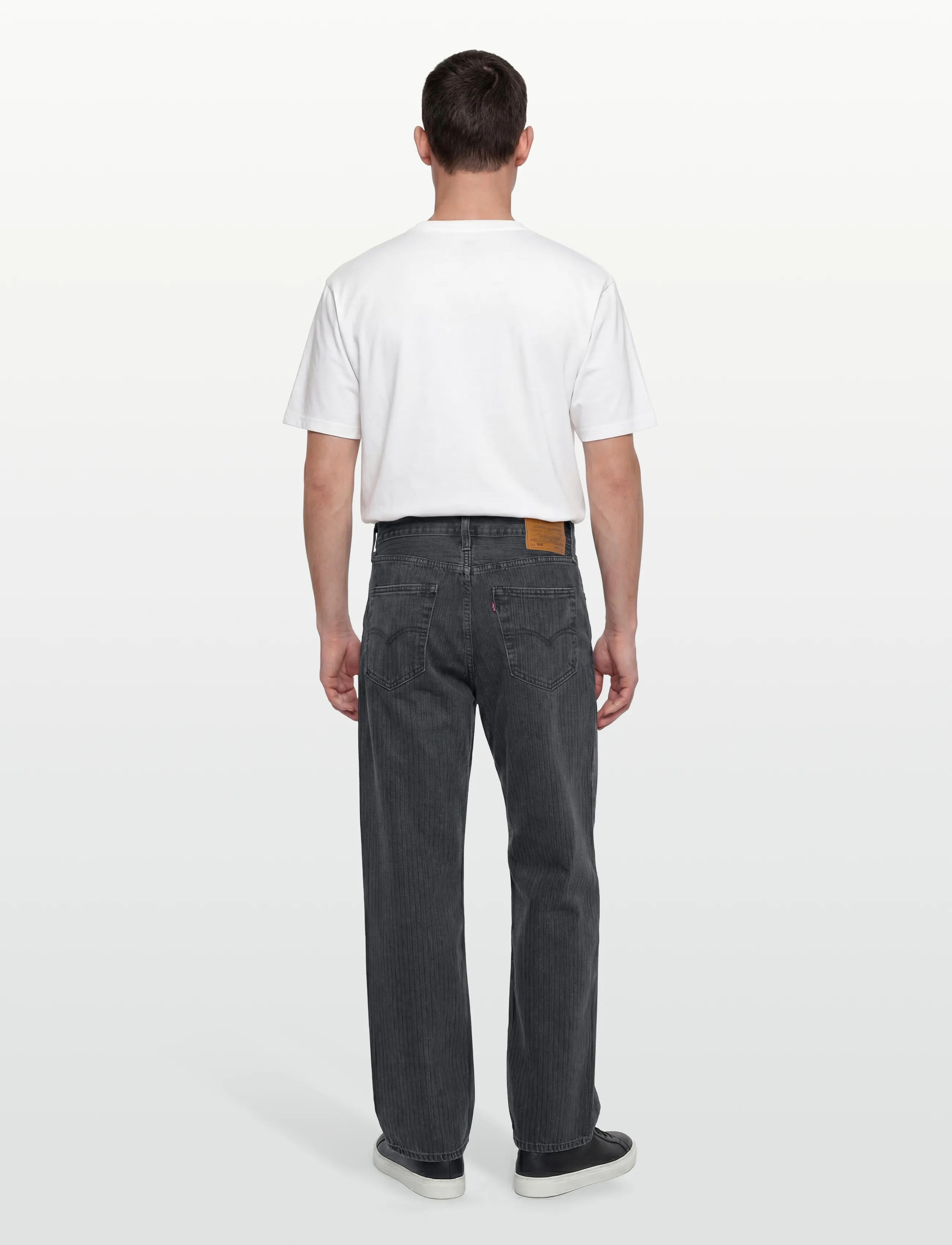 Levi's® - 568 LOOSE STRAIGHT ONYX BADGE - loose jeans - blacks - 4
