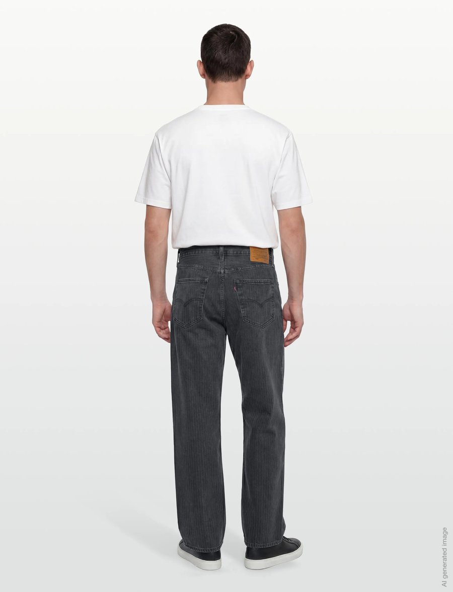 Levi's® - 568 LOOSE STRAIGHT ONYX BADGE - loose jeans - blacks - 4