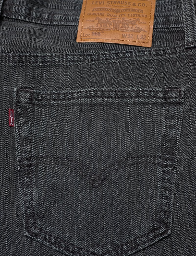 Levi's® - 568 LOOSE STRAIGHT ONYX BADGE - alt laienevad teksad - blacks - 4