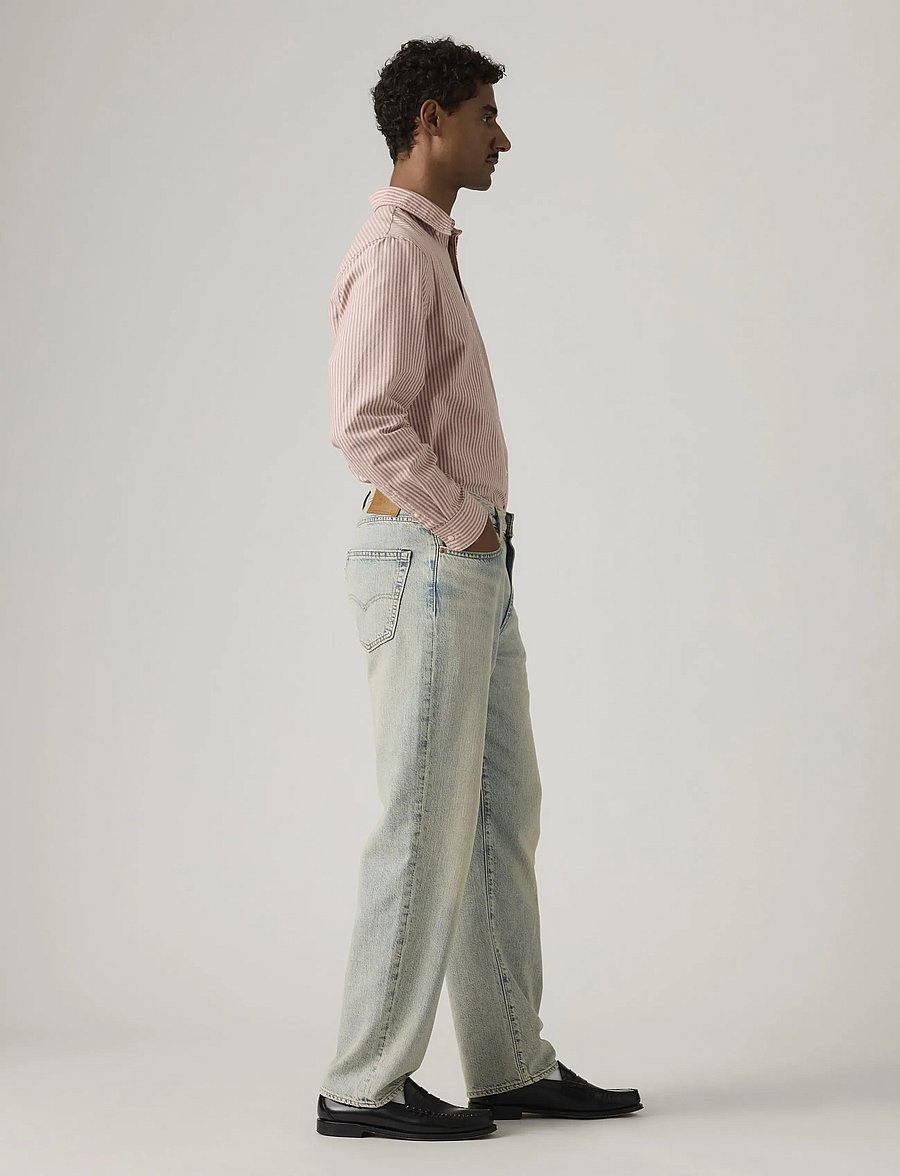 Levi's® - 568 LOOSE STRAIGHT HEAVY METAL - loose jeans - med indigo - worn in - 3