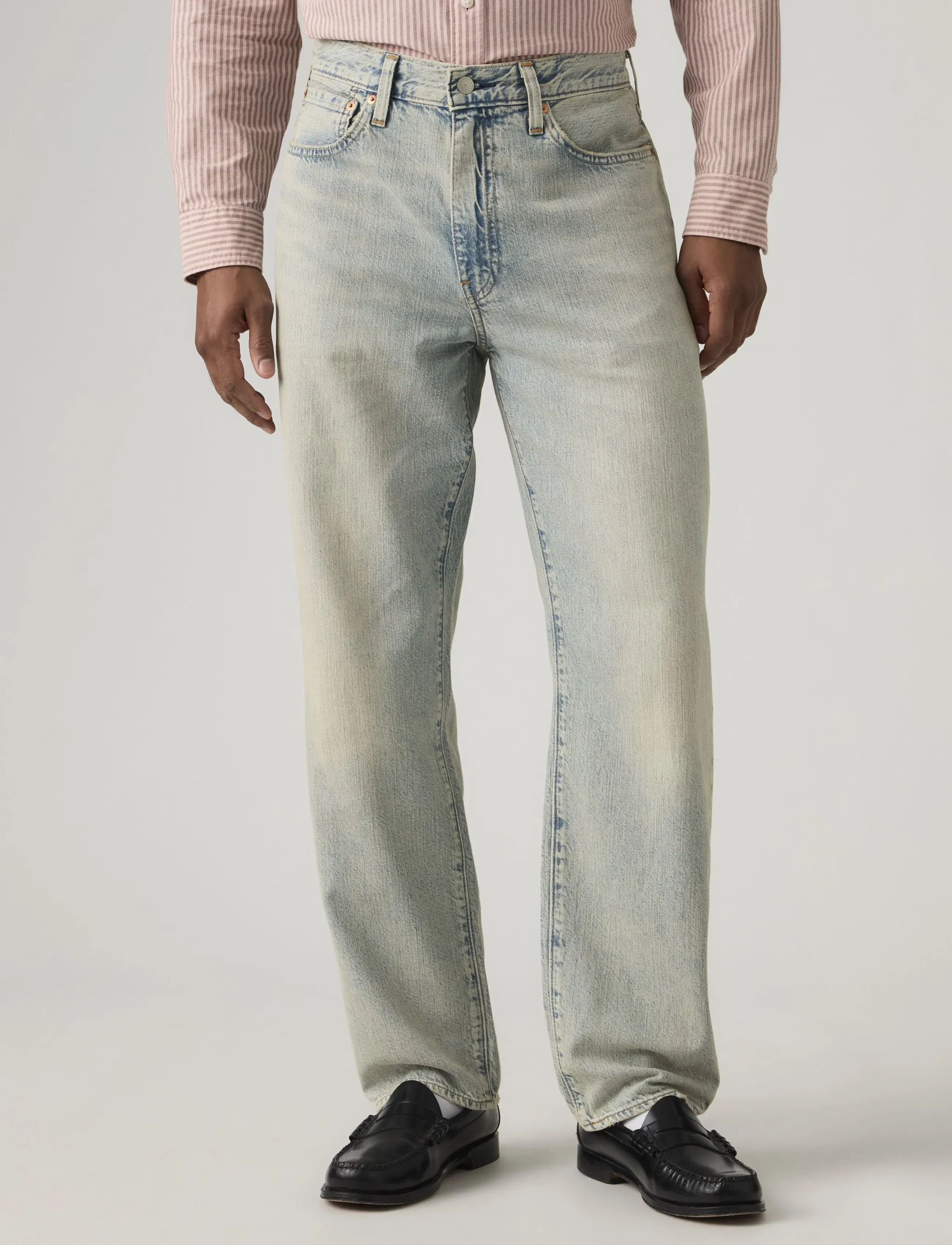 Levi's® - 568 LOOSE STRAIGHT HEAVY METAL - loose jeans - med indigo - worn in - 5