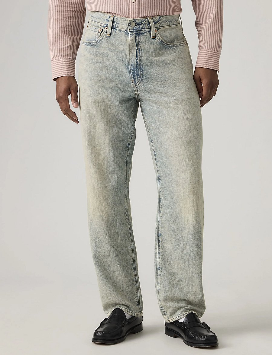 Levi's® - 568 LOOSE STRAIGHT HEAVY METAL - loose jeans - med indigo - worn in - 5
