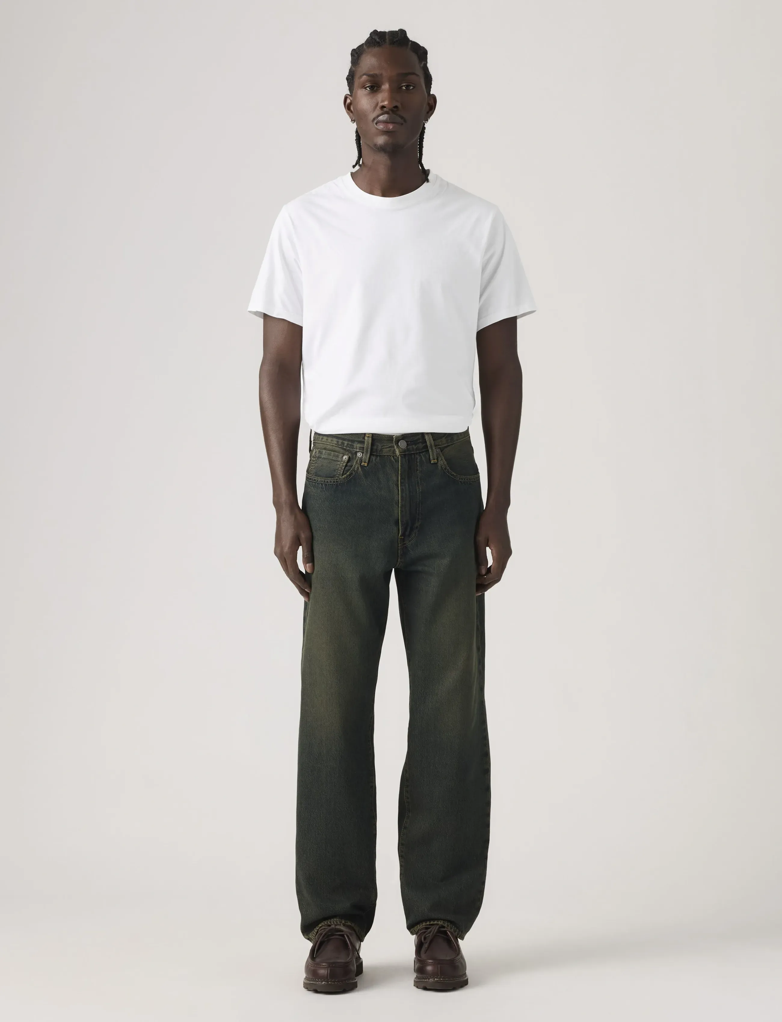 Levi's® 568 LOOSE STRAIGHT UNTIL ITS D - Jeans - GREENS / khaki/green